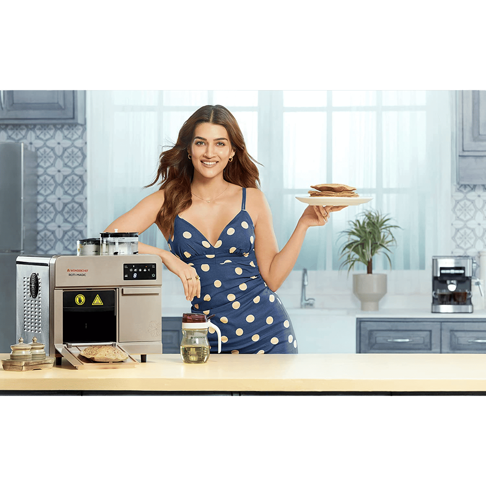 WONDERCHEF Roti-Magic 1900 Watts Roti Maker (15 Rotis within 13 Minutes, 63154563, Rose Pink)_10