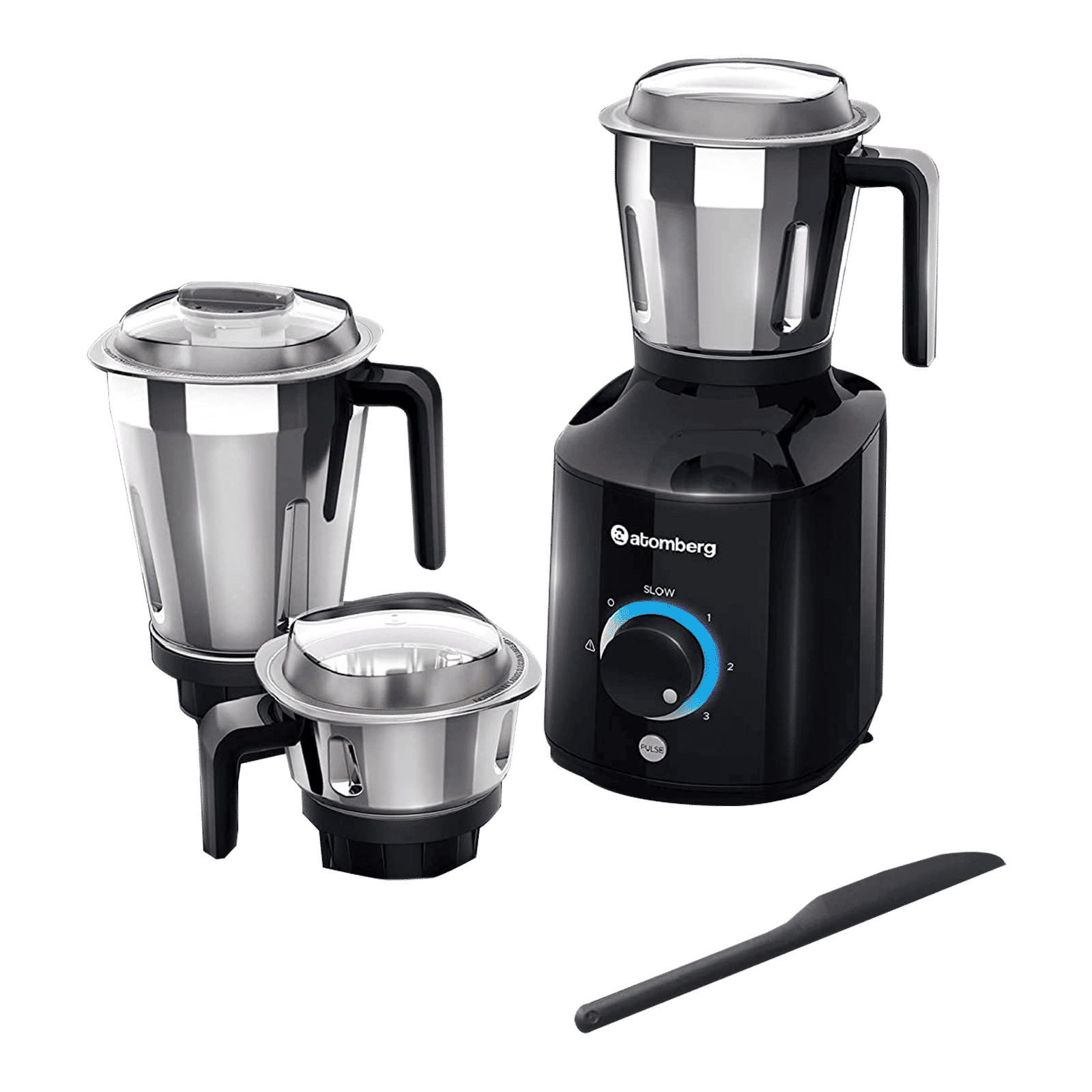 atomberg MG 1 485 Watt 4 Jars Mixer Grinder (18000 RPM, 4 Speed Control, Red Wine)_5