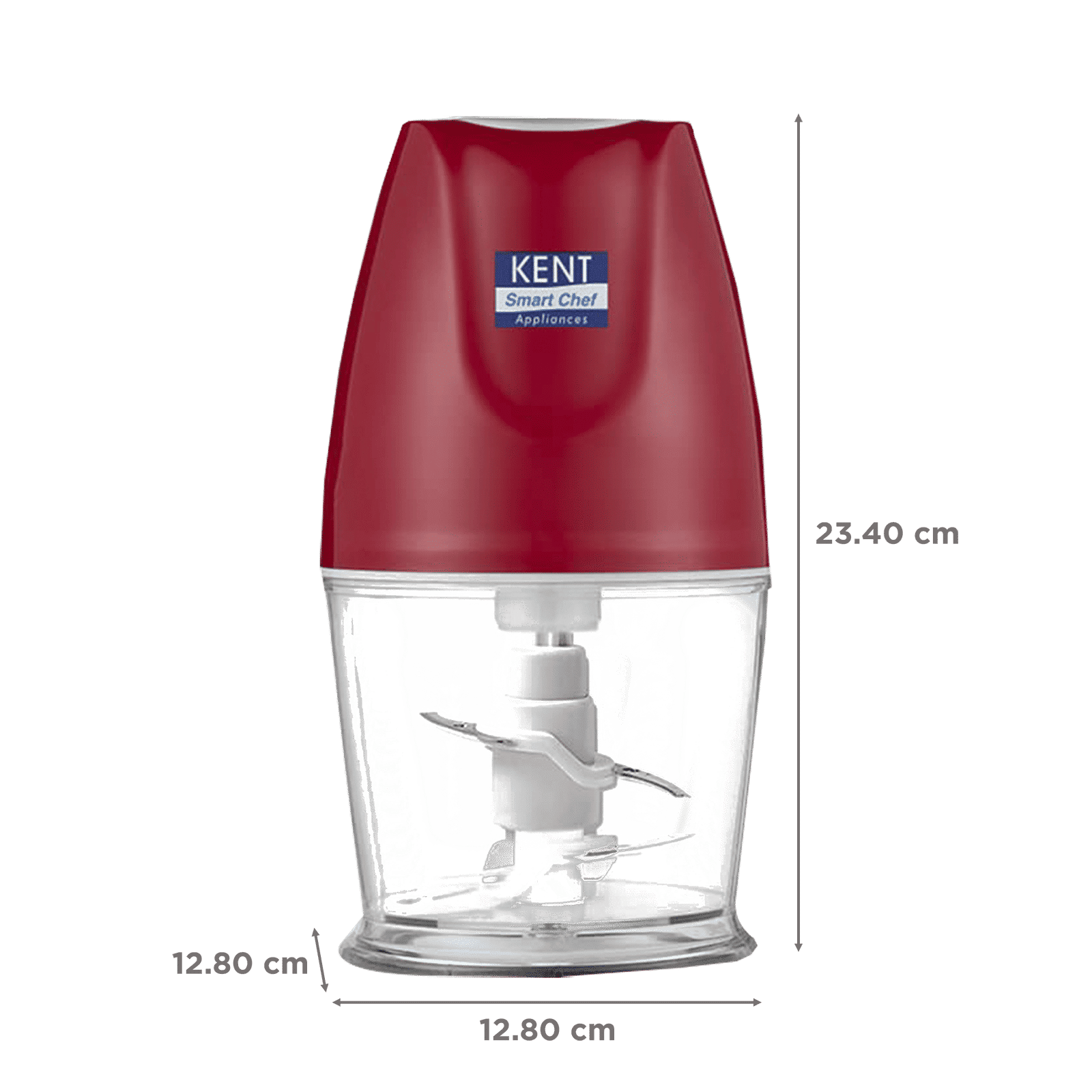 KENT 250 Watt Vegetable Chopper with 2 Blades (Red)_3