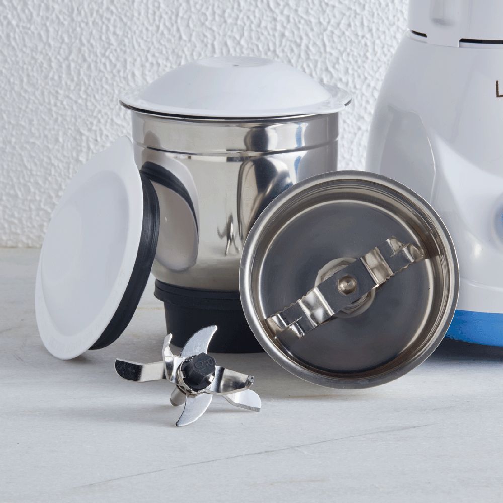 Lifelong Power Pro 500 Watt 3 Jars Mixer Grinder (Overload Protection, White)_6
