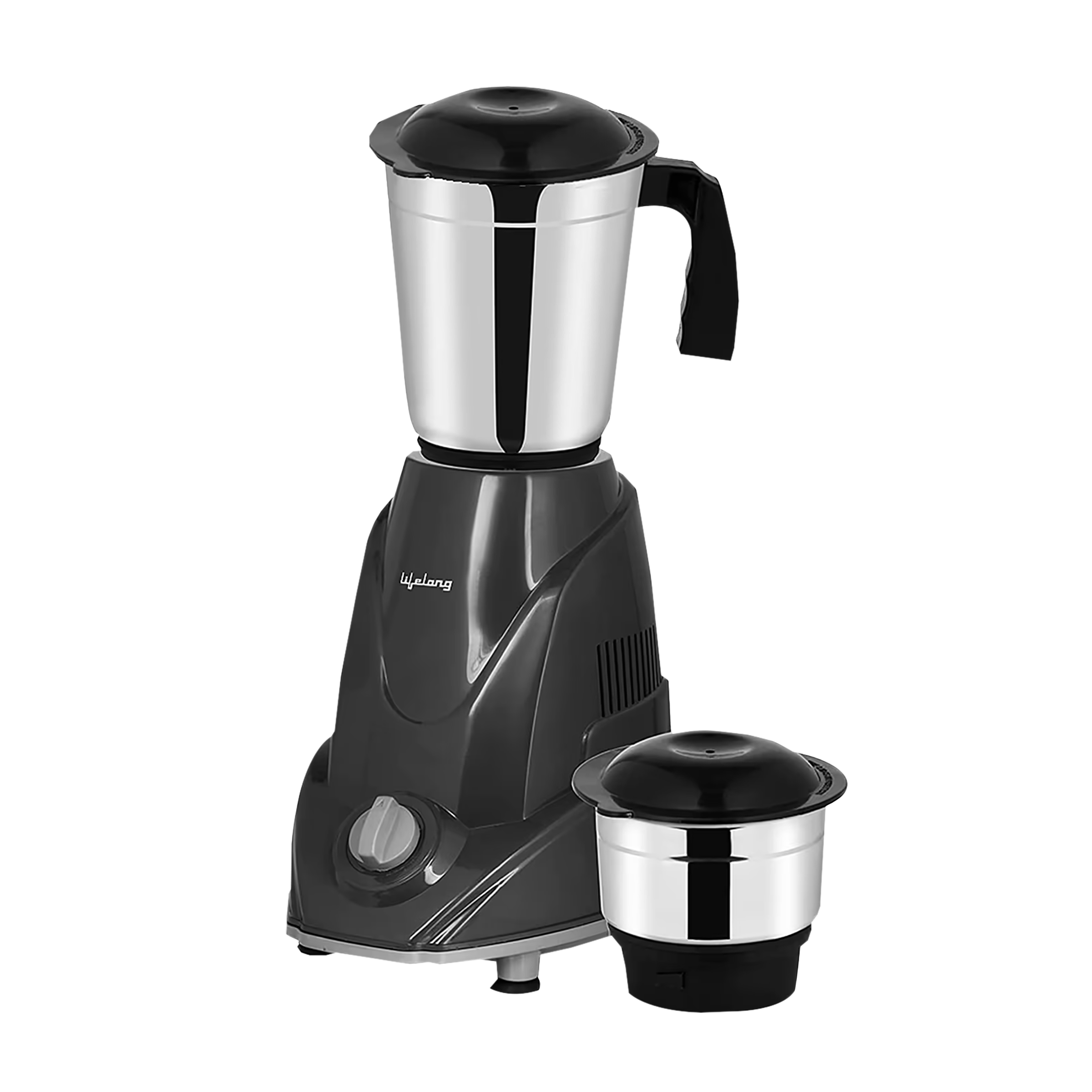 Lifelong Duos 500 Watt 2 Jars Mixer Grinder (Shock Proof Body, Grey) Lifelong Duos 500 Watt 2 Jars Mixer Grinder (Shock Proof Body, Grey)_1