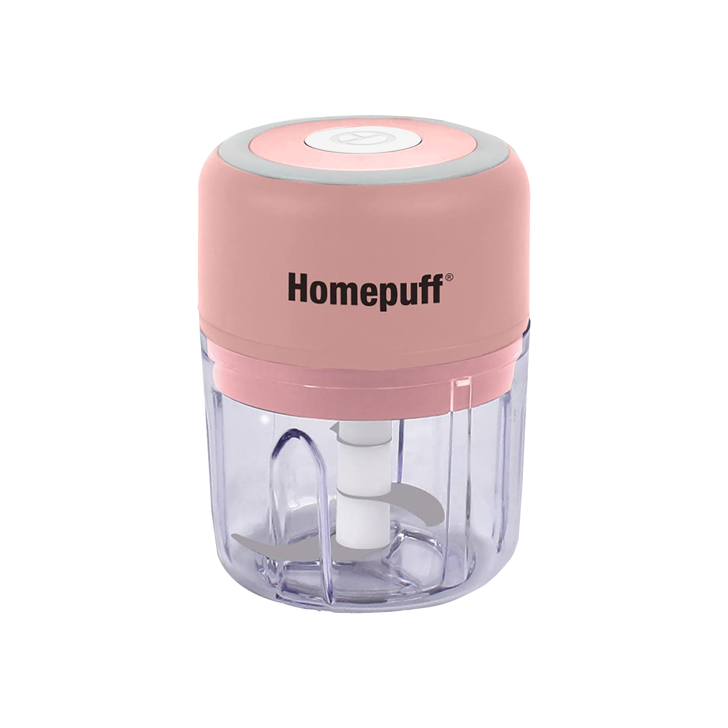 HomePuff H312 30 Watt Electric Vegetable Chopper with 3 Blades (Pink)_1