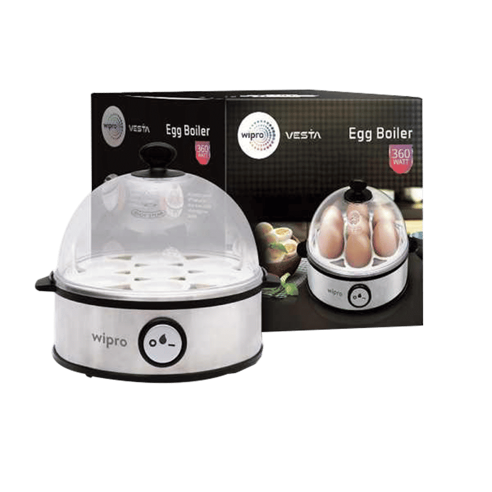 wipro Vesta 7 Egg Electric Egg Boiler with 3 Boil Modes (White)_4