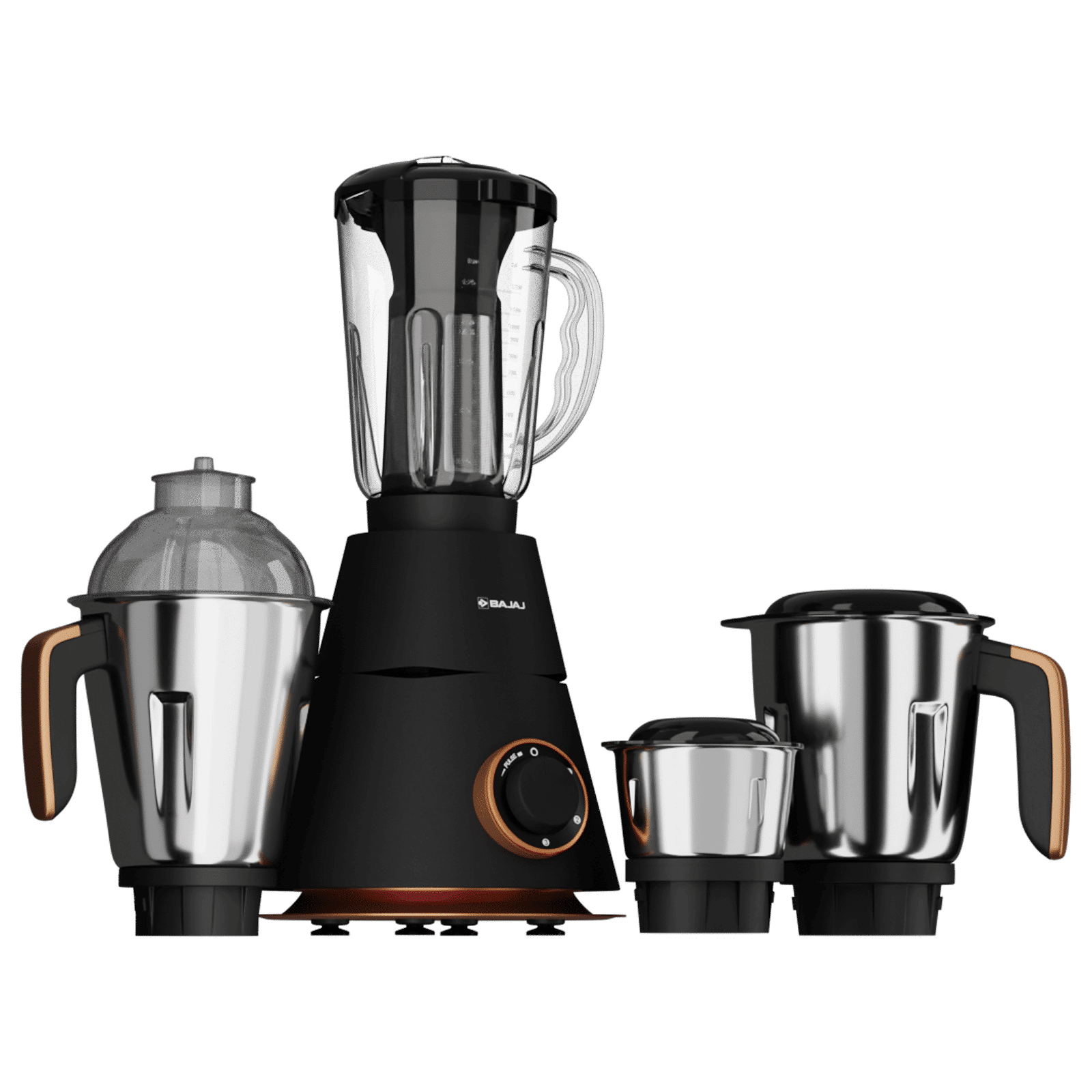 BAJAJ Ninja Virtue 750 Watt 4 Jars Mixer Grinder (20000 RPM, Overload Protection, Black) BAJAJ Ninja Virtue 750 Watt 4 Jars Mixer Grinder (20000 RPM, Overload Protection, Black)_5