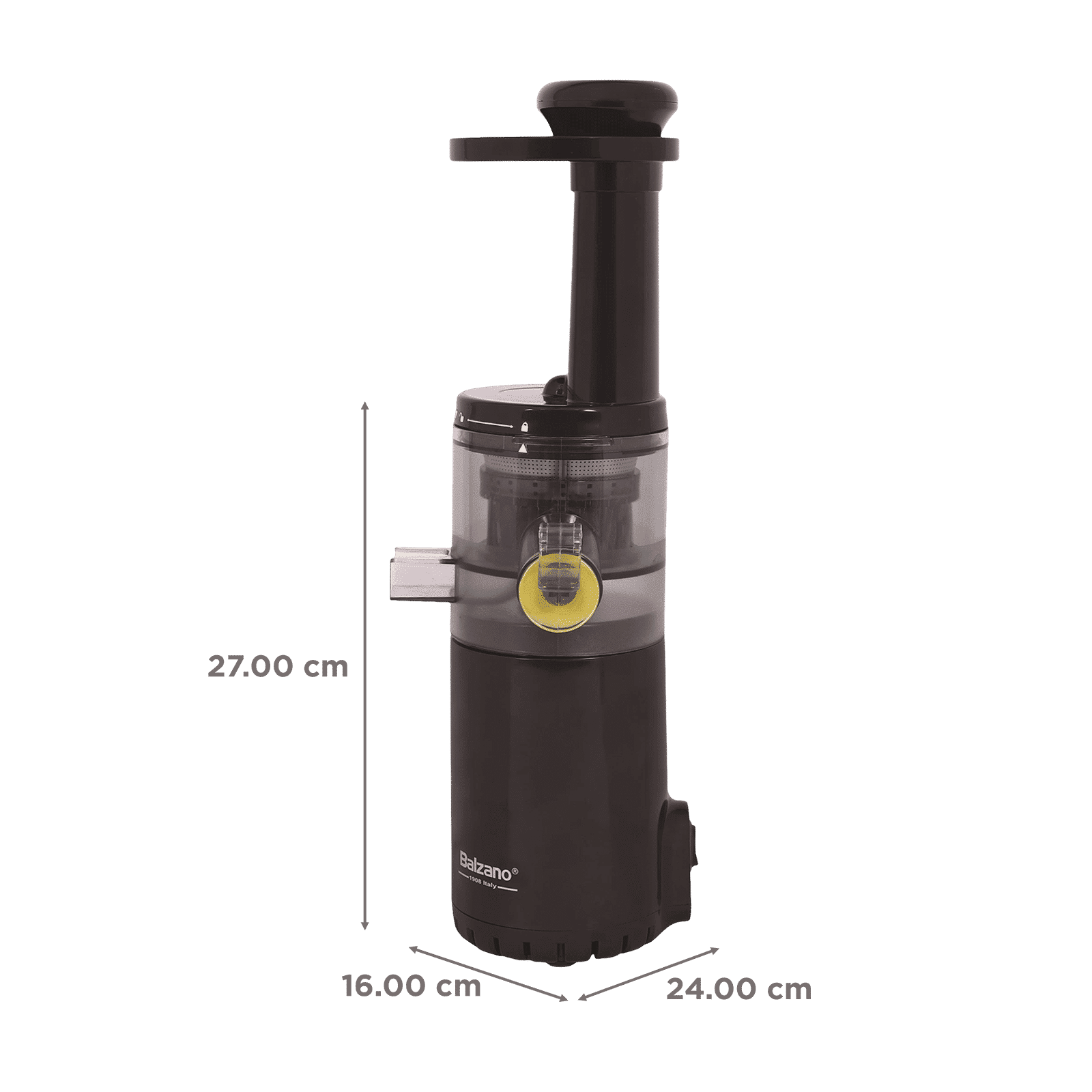 Balzano 100 Watt Cold Press Slow Juicer (55 RPM, Reverse Motor, Black)_2