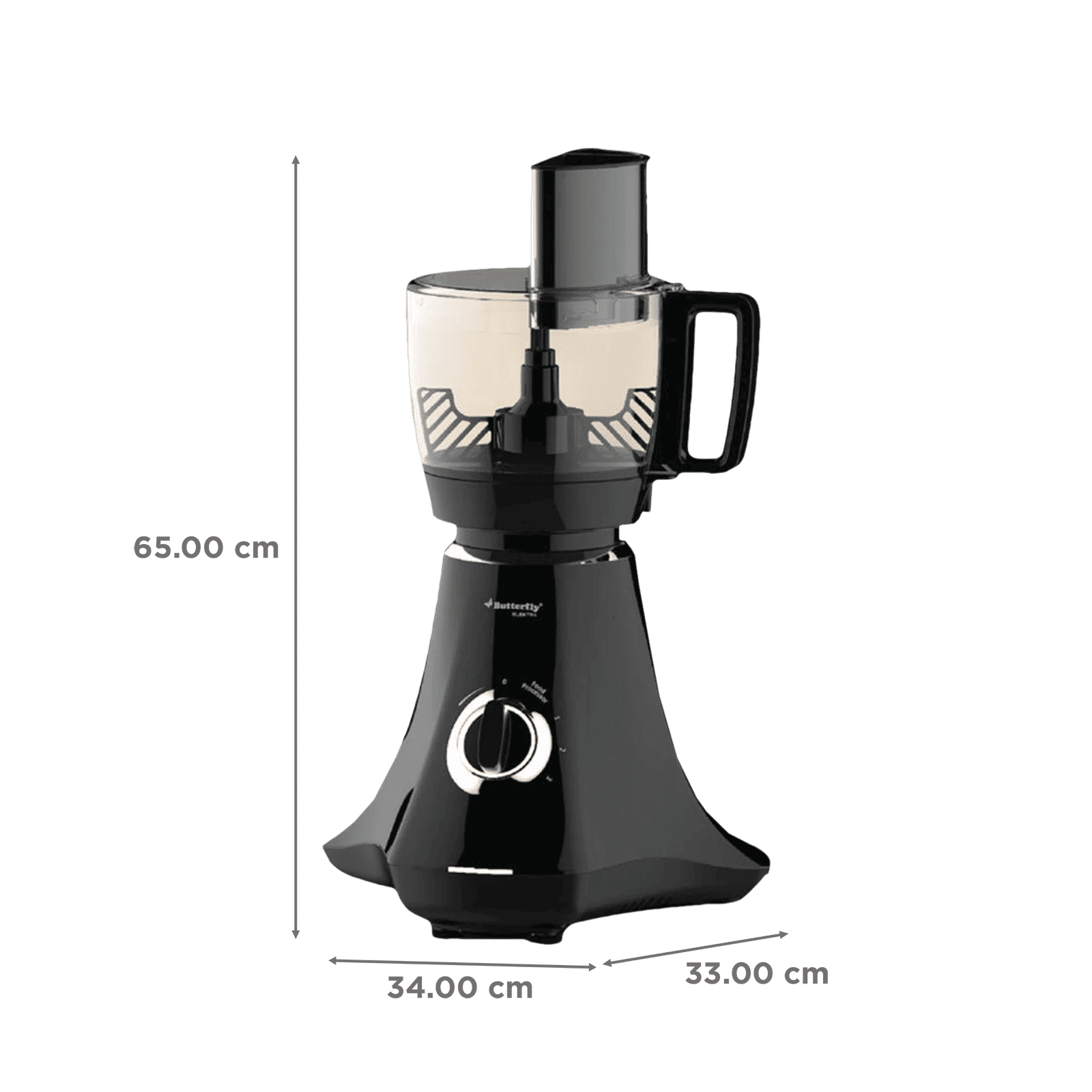 Butterfly ELEKTRA 750 Watt 6 Jars Juicer Mixer Grinder (21000 RPM, FPSS Technology, Black)_2