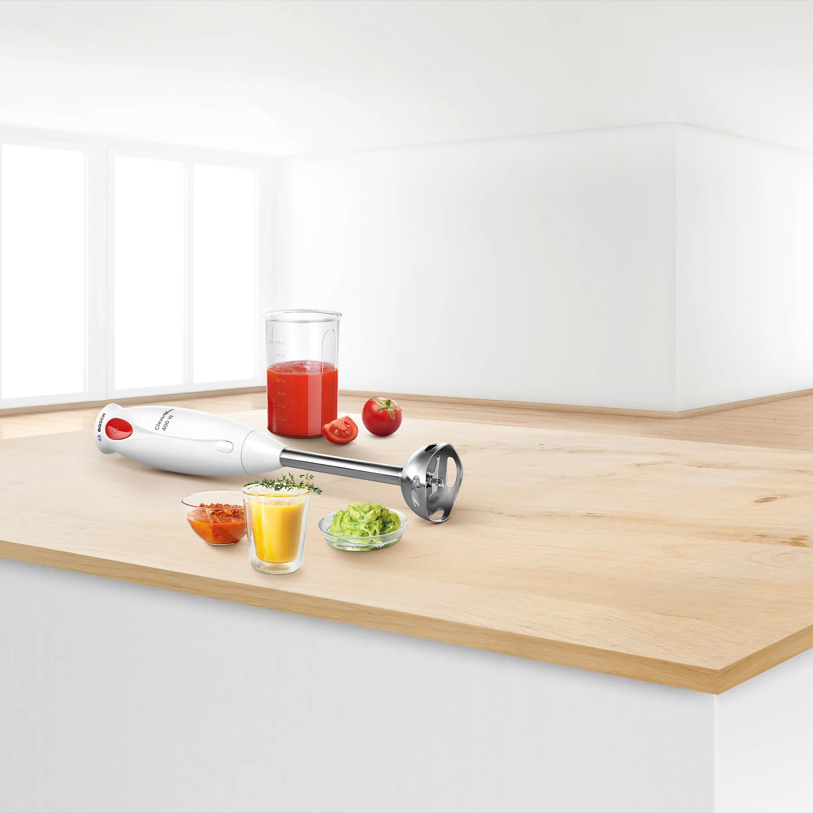 BOSCH CleverMixx 400 Watt 1 Speed Hand Blender (Pulse Function, White)_8