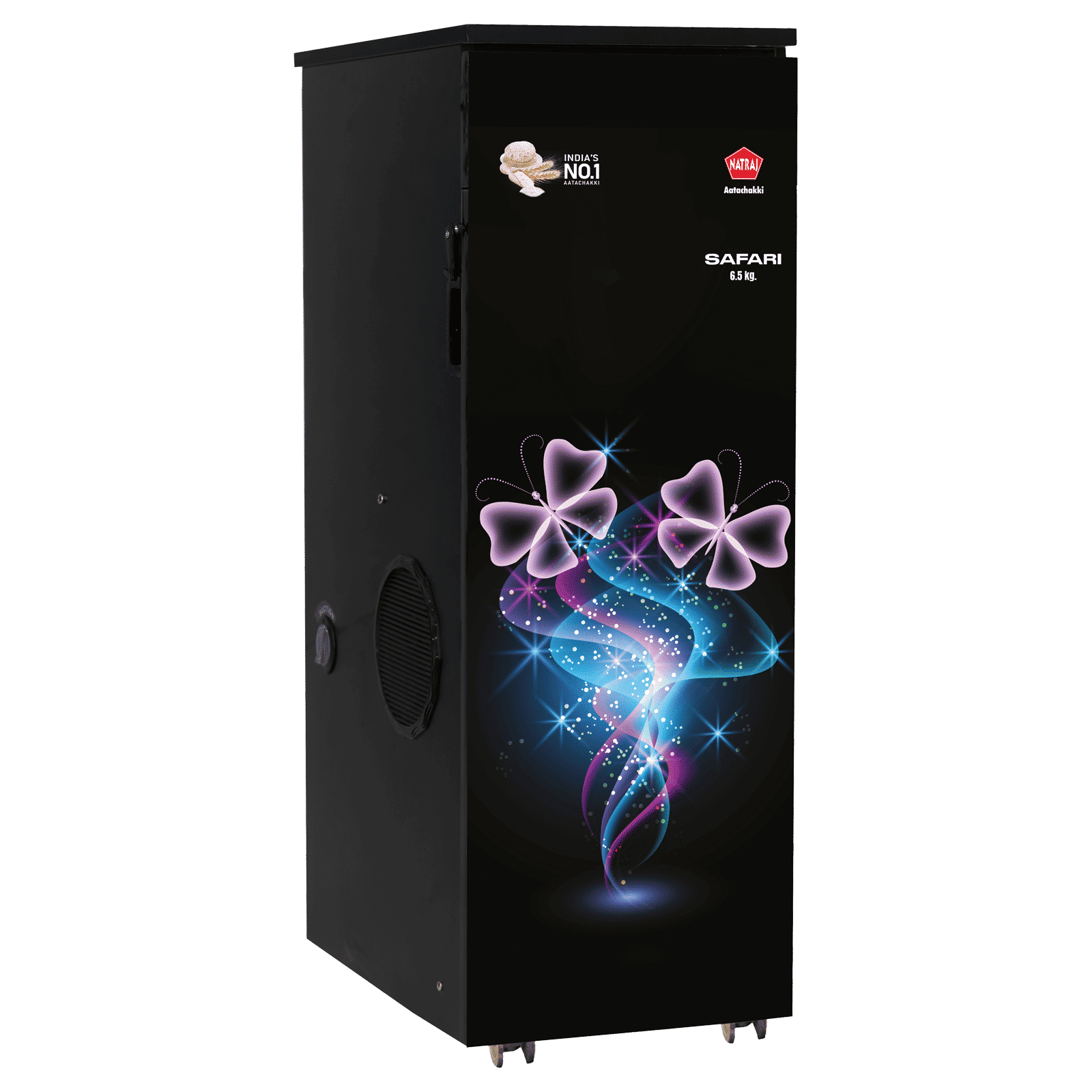 NATRAJ Safari 220 Watts 6.5 Kg Flour Mill Machine (AC110, Black) NATRAJ Safari 220 Watts 6.5 Kg Flour Mill Machine (AC110, Black)_4