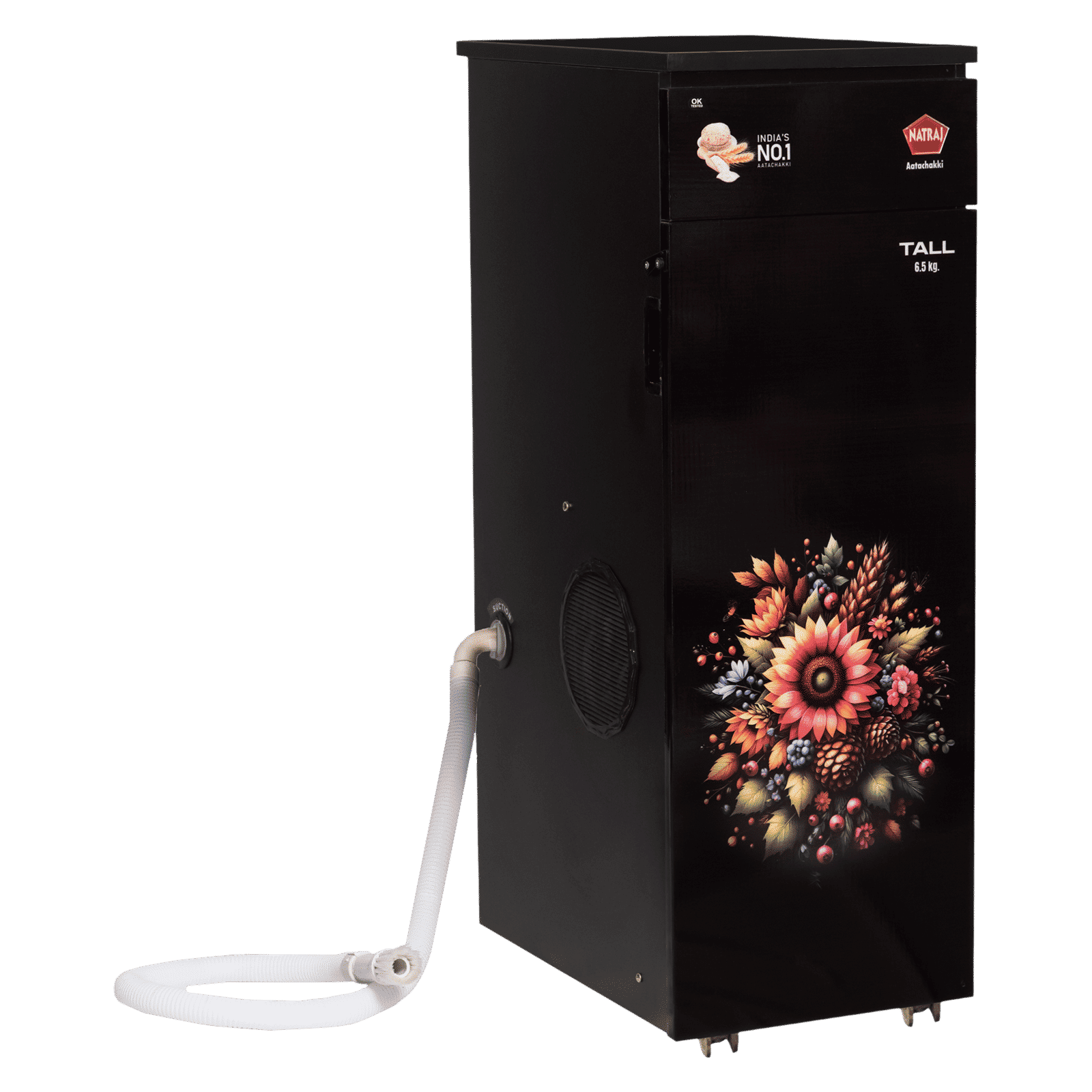 Natraj TALL 746 Watts 6.5 Kg Flour Mill Machine (VC115, Black) Natraj TALL 746 Watts 6.5 Kg Flour Mill Machine (VC115, Black)_4