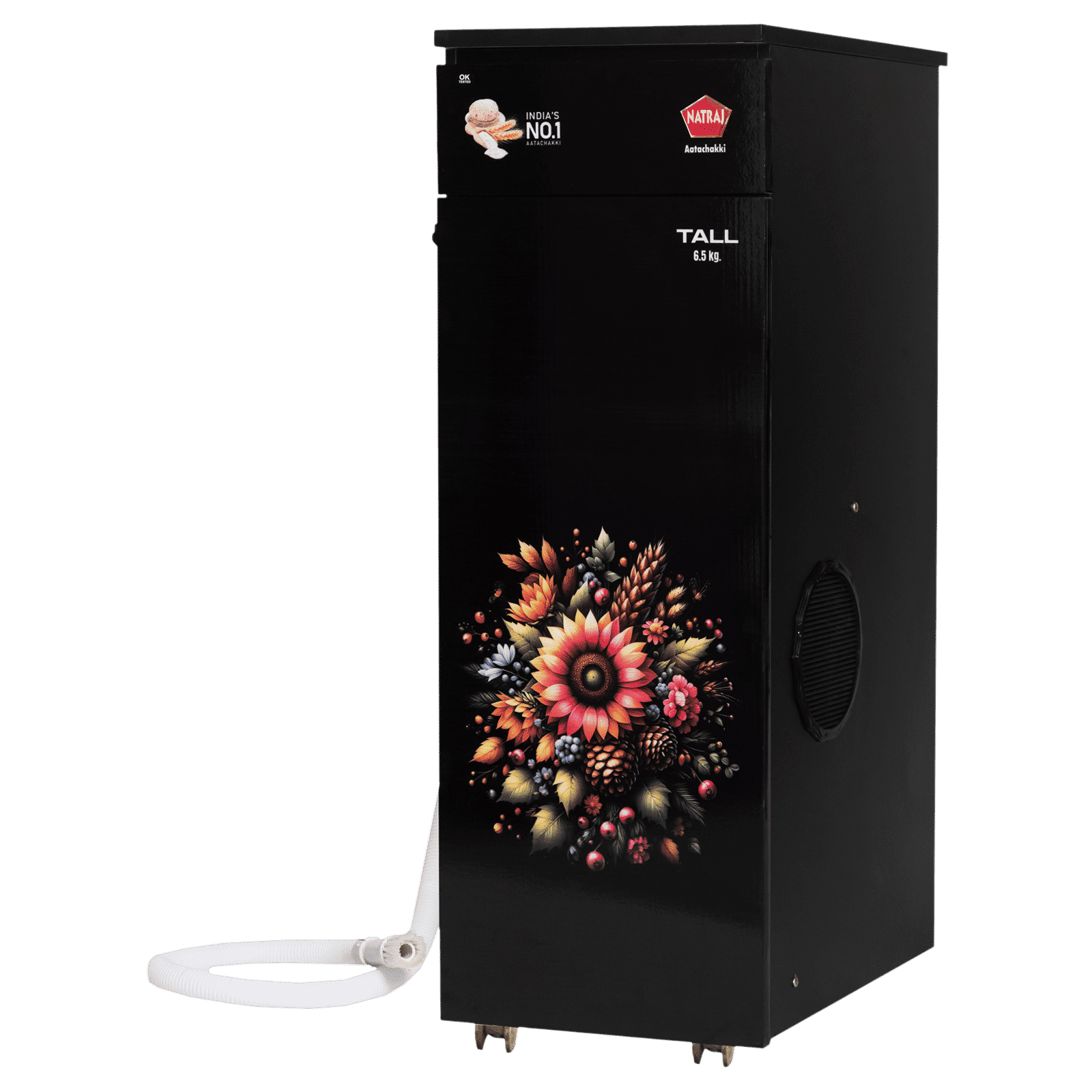 Natraj TALL 746 Watts 6.5 Kg Flour Mill Machine (VC115, Black) Natraj TALL 746 Watts 6.5 Kg Flour Mill Machine (VC115, Black)_5