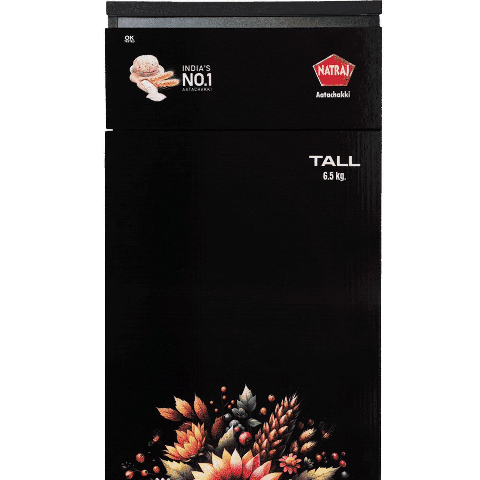 Natraj TALL 746 Watts 6.5 Kg Flour Mill Machine (VC115, Black) Natraj TALL 746 Watts 6.5 Kg Flour Mill Machine (VC115, Black)_6