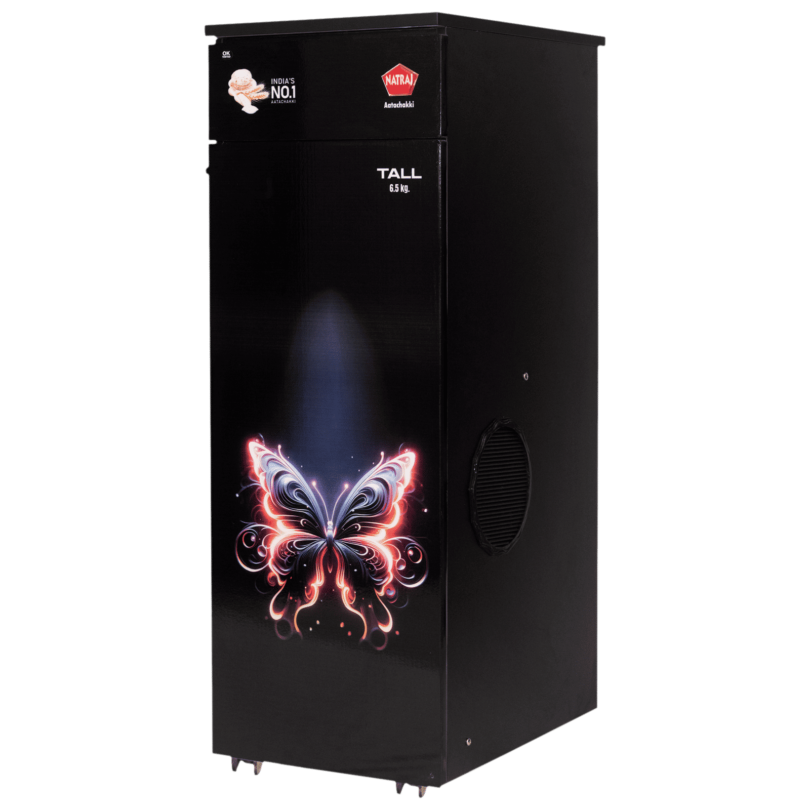 Natraj TALL 746 Watts 6.5 Kg Flour Mill Machine (AC108, Black)_5