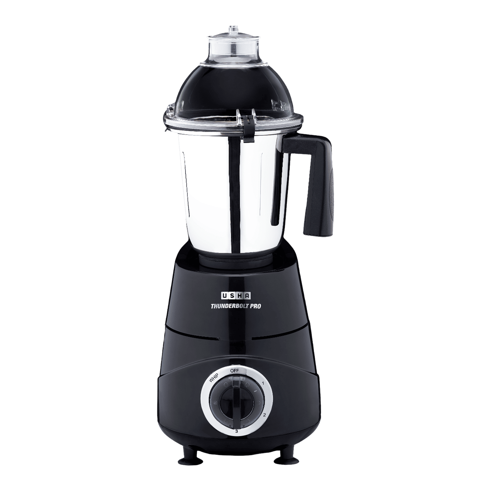 USHA Thunderbolt Pro 1000 Watt 4 Jars Mixer Grinder (ABS Plastic Blade, Black)_4