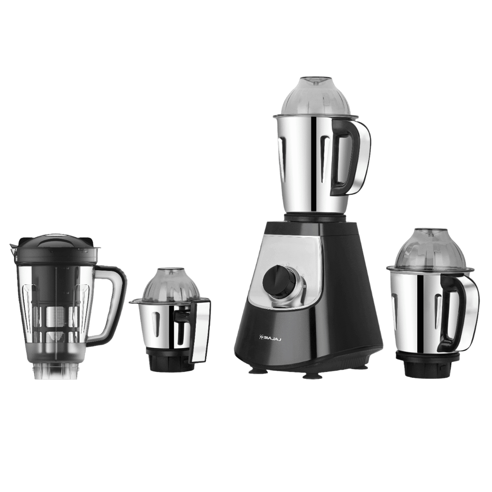 BAJAJ Military Series Evoque 1000 Watt 4 Jars Juicer Mixer Grinder (Efficient Grinding, Jet Black)_6
