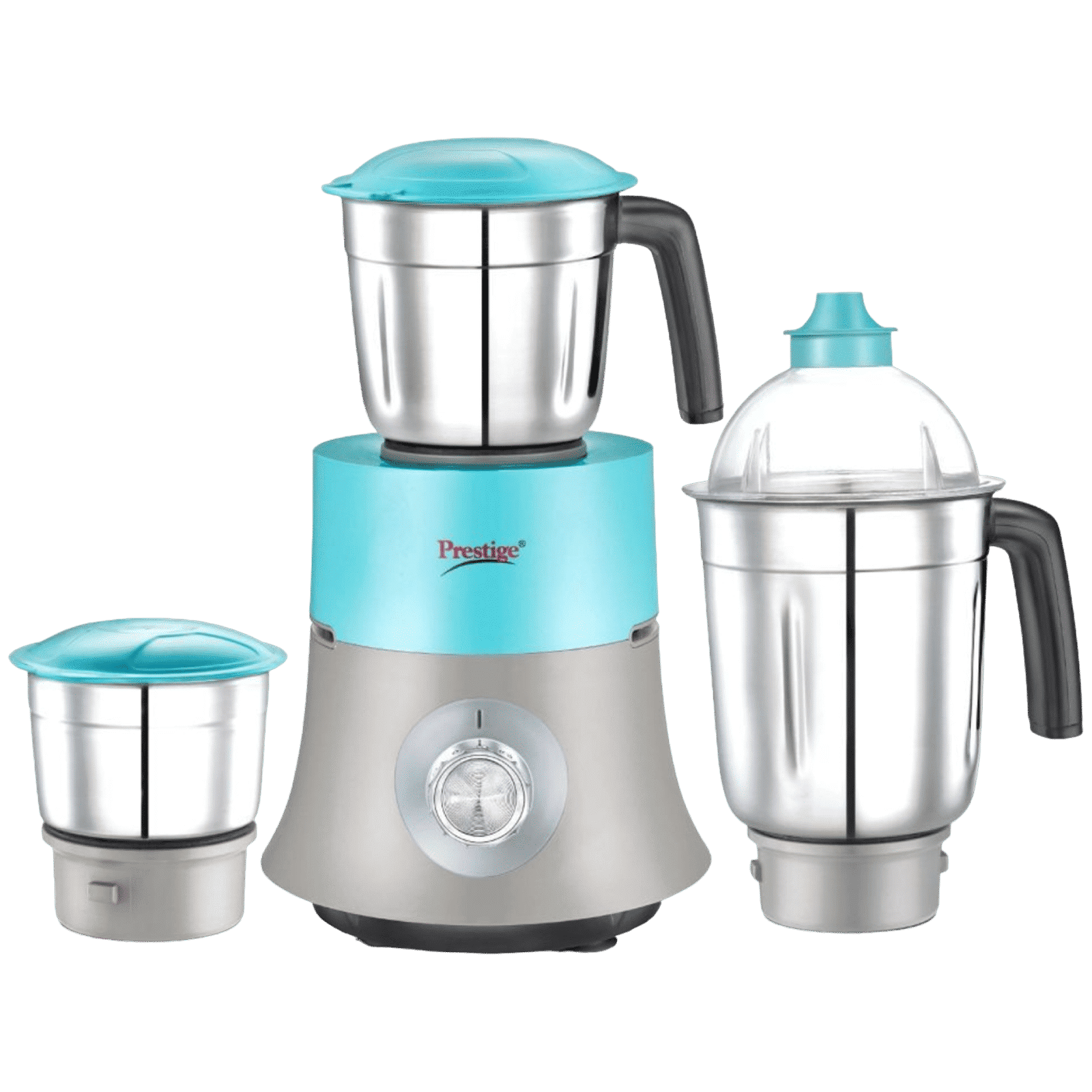 Prestige Monza 750 Watt 3 Jars Mixer Grinder (Overload Protection, Blue & Grey)_1