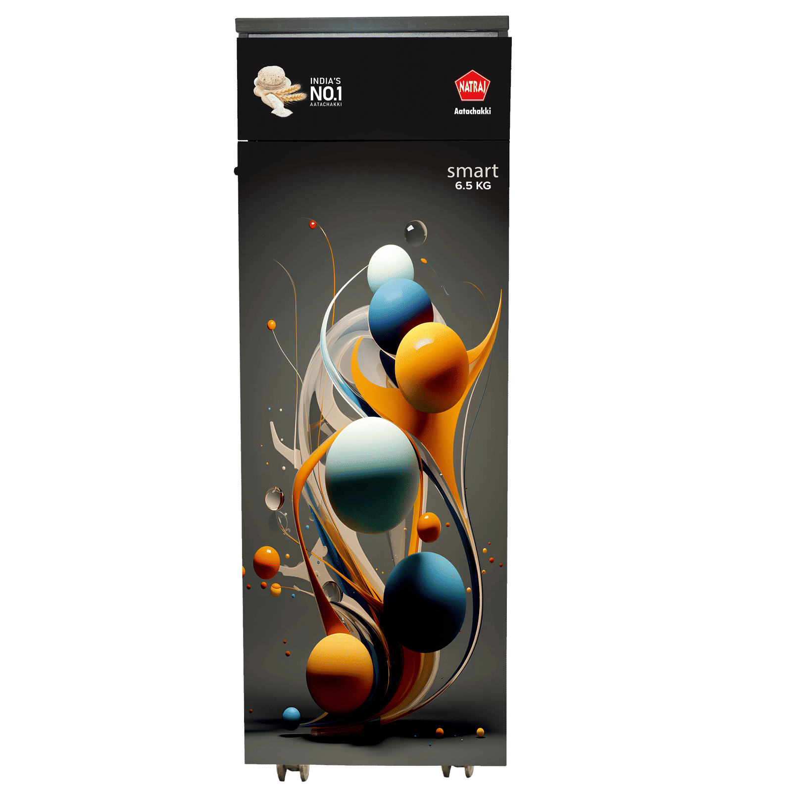 NATRAJ Smart 746 Watts Flour Mill Machine (AC109, Black) NATRAJ Smart 746 Watts Flour Mill Machine (AC109, Black)_1