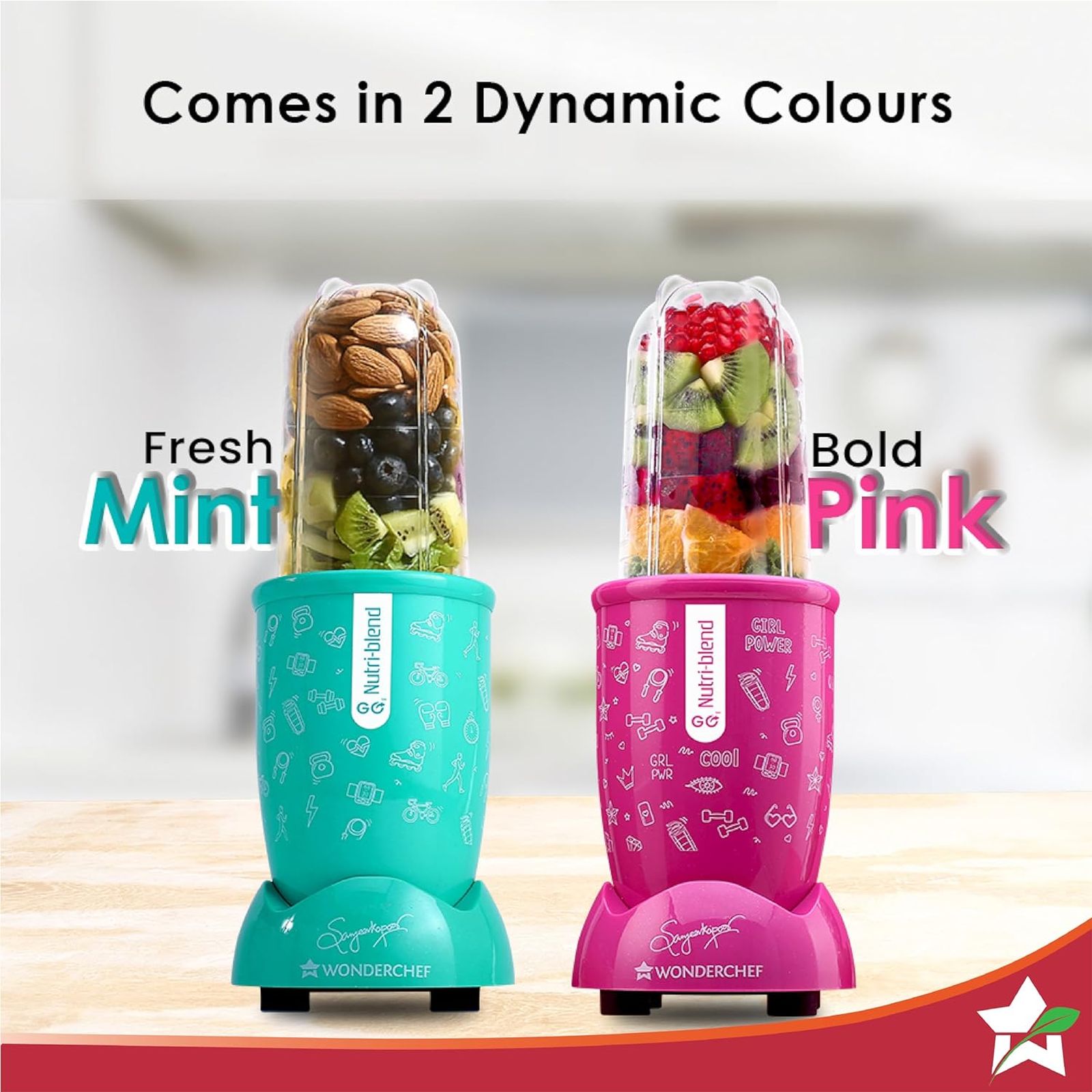 WONDERCHEF Nutri-Blend Go 400 Watt 1 Jar Mixer Grinder Blender (22000 RPM, Crafted for Fitness Enthusiasts, Mint) WONDERCHEF Nutri-Blend Go 400 Watt 1 Jar Mixer Grinder Blender (22000 RPM, Crafted for Fitness Enthusiasts, Mint)_9