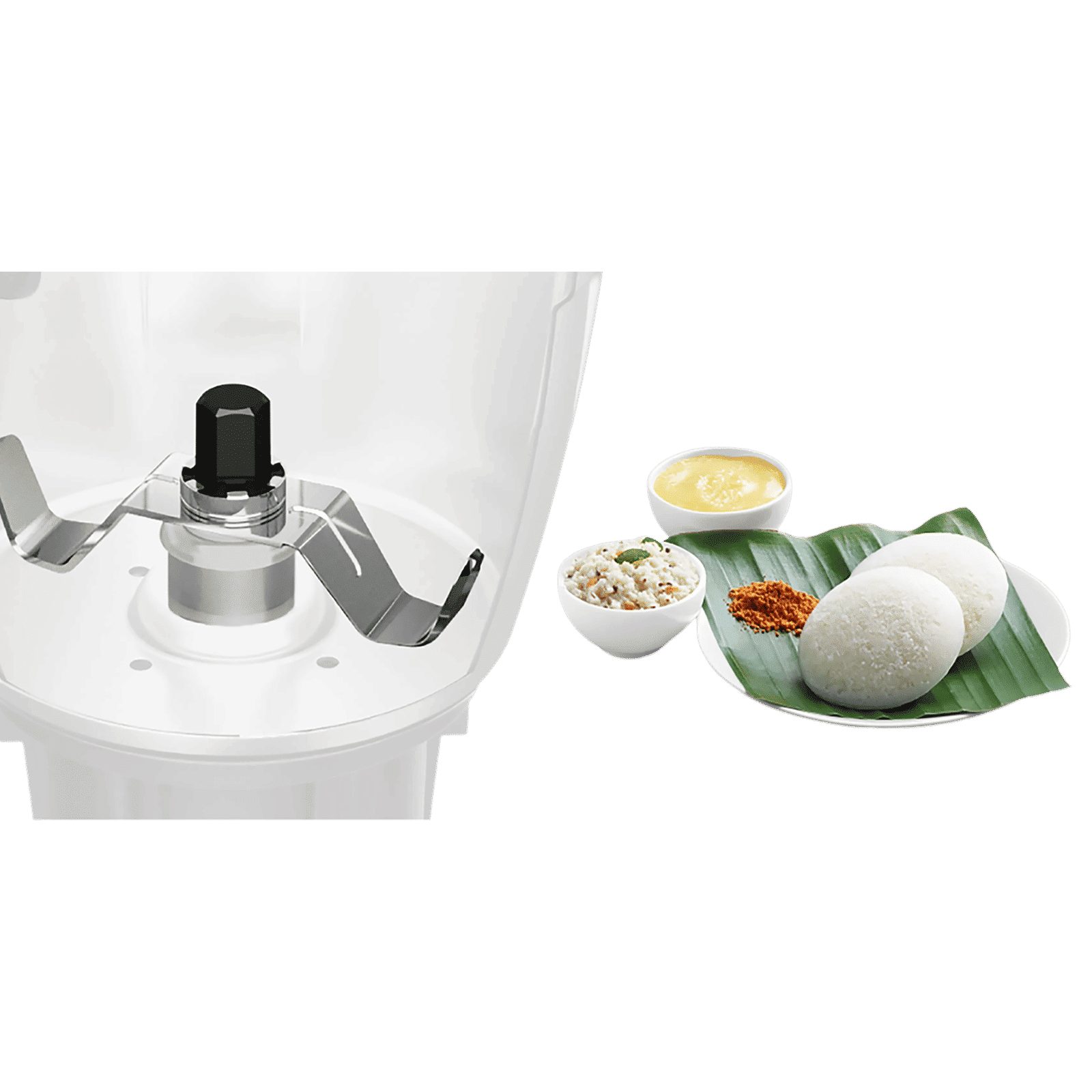 BOSCH TrueMixx Pro 1000 Watt 4 Jars Mixer Grinder (24000 RPM, Stone Pounding Technology, Black)_10