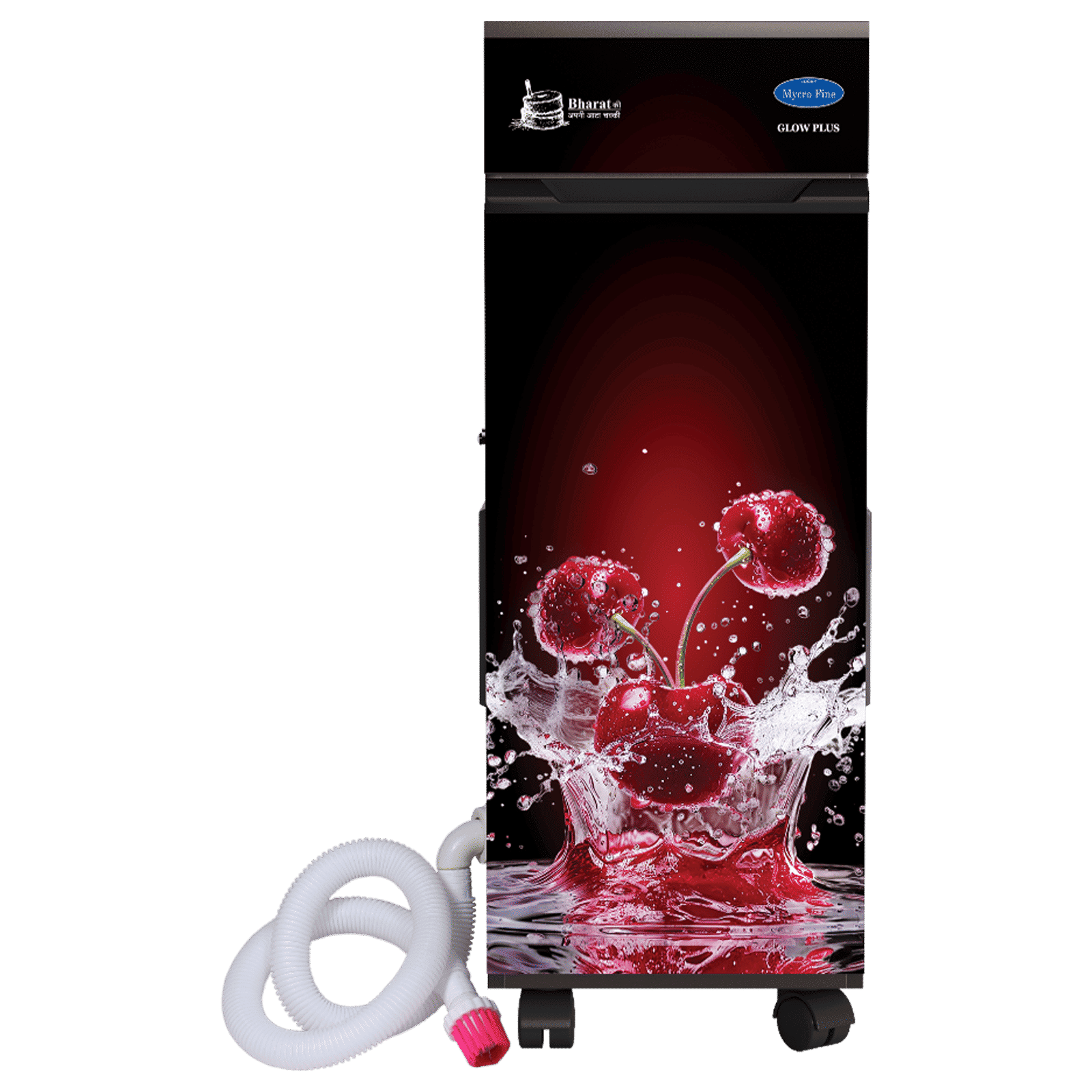 Mycro Fine GLOWPLUS 750 Watts 6.5 Kg Flour Mill Machine (Aircooled Filter, LMFA0519, Red Apple) Mycro Fine GLOWPLUS 750 Watts 6.5 Kg Flour Mill Machine (Aircooled Filter, LMFA0519, Red Apple)_1