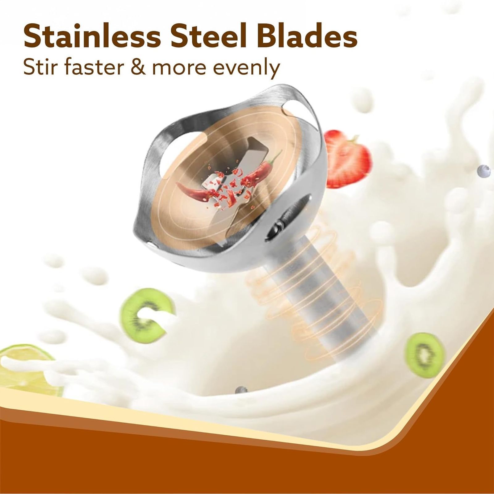 AGARO Royal 1500 Watt 2 Speed Hand Blender with 3 Attachments (Speed Regulator Dial, Silver)_4