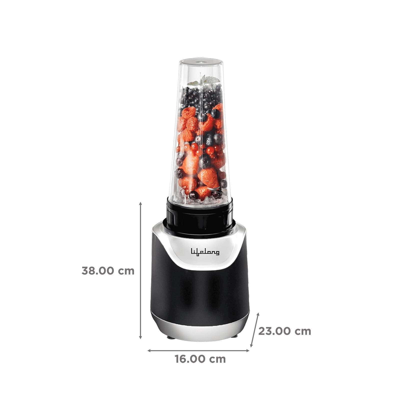 Lifelong Nutri 700 Watt 4 Jars Juicer Blender (21000 RPM, Safety Lock, Black)_3