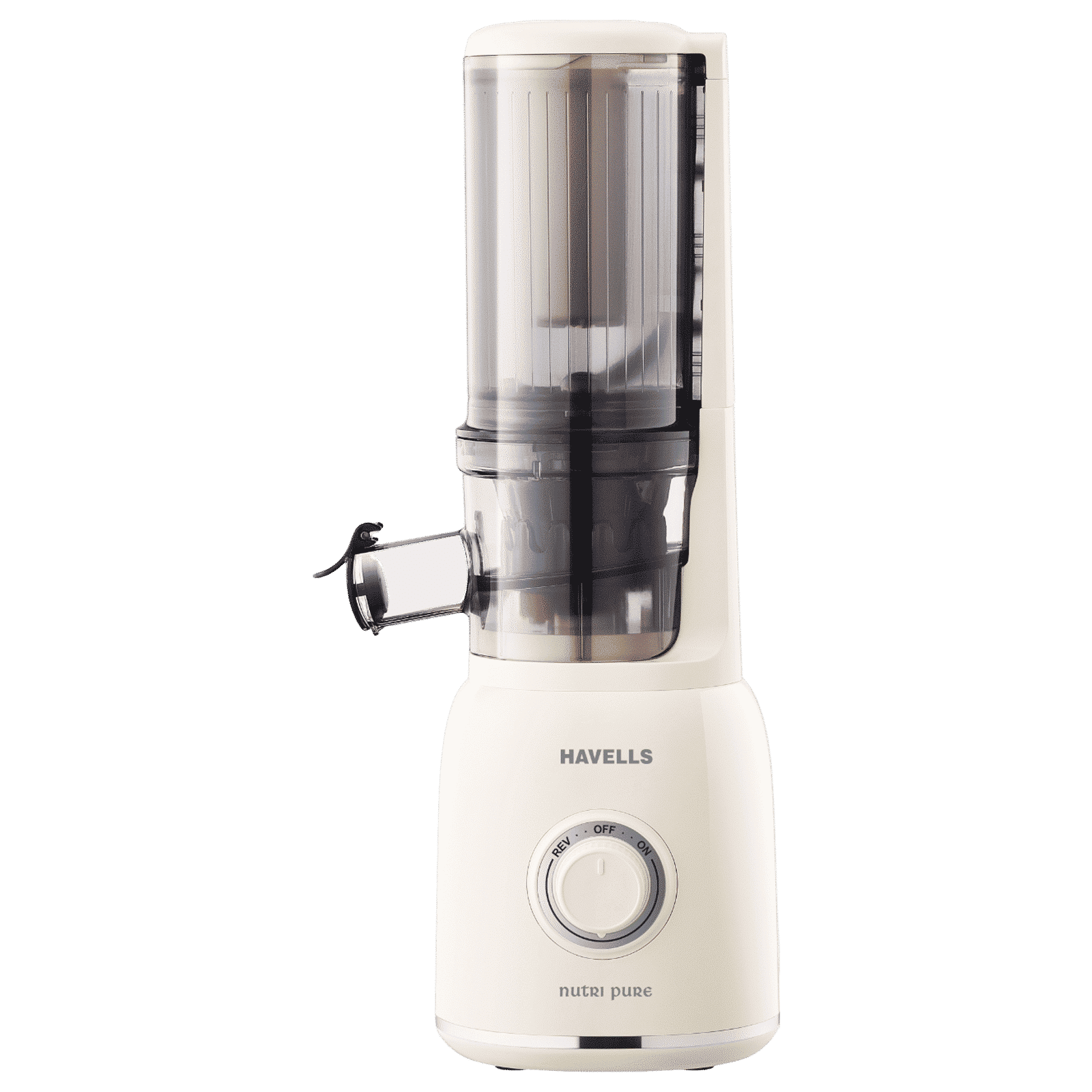 HAVELLS Nutri Pure 105 Watt Slow Juicer (Mesh Free Filter, White)_1