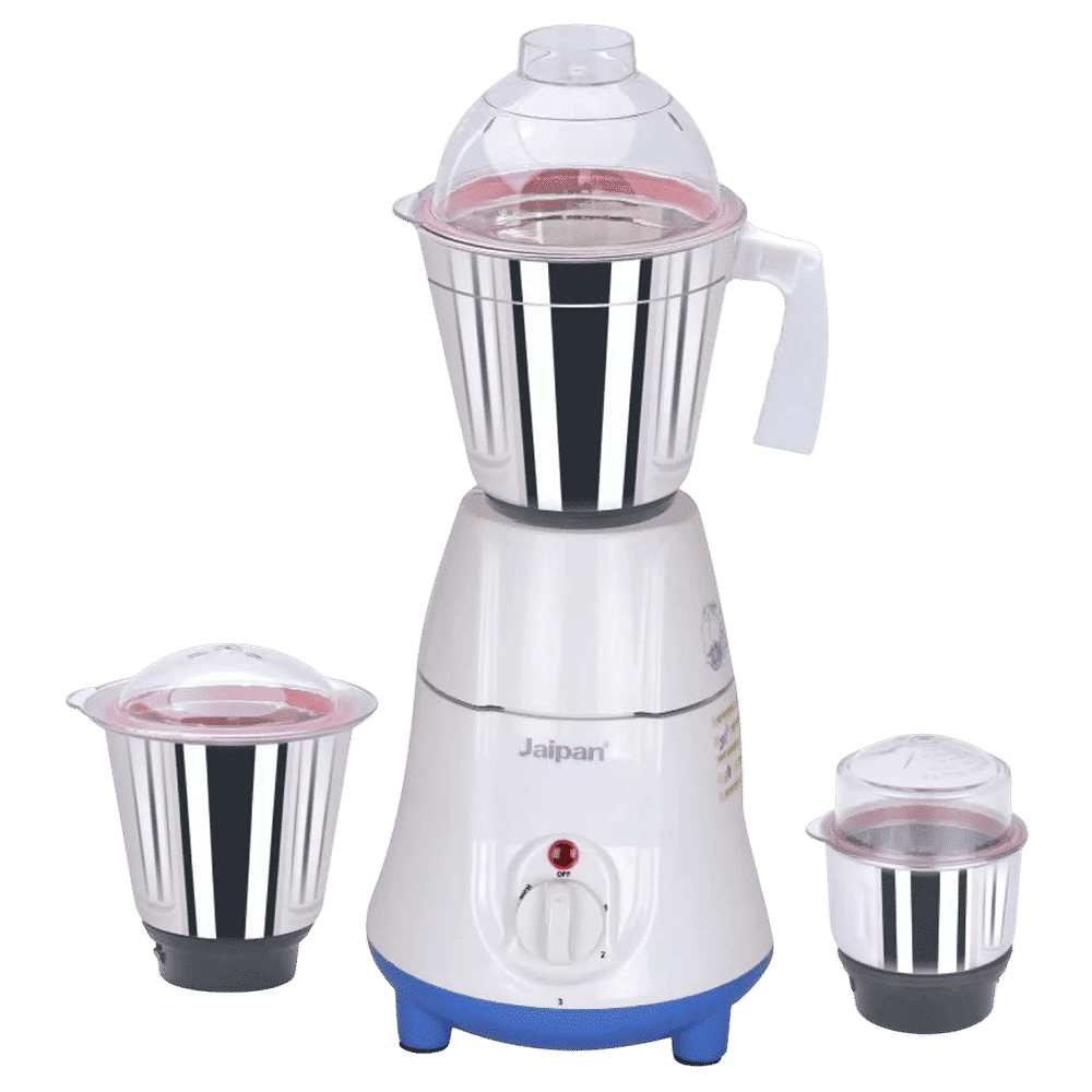 Jaipan Kitchen Gold 550 Watt 3 Jars Mixer Grinder (Leak Proof Unbreakable, White) Jaipan Kitchen Gold 550 Watt 3 Jars Mixer Grinder (Leak Proof Unbreakable, White)_1