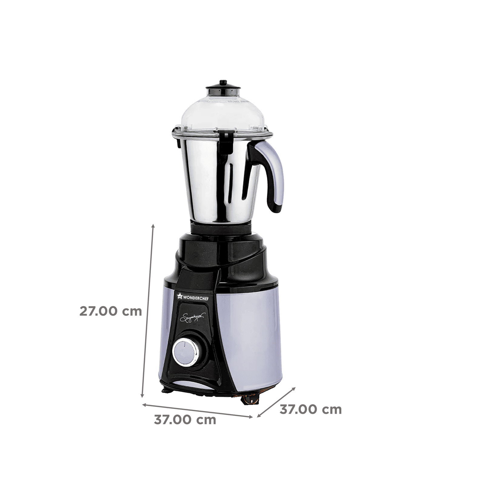 WONDERCHEF Galaxy 1000 Watt 4 Jars Mixer Grinder (18000 RPM, Low Noise, Grey)_2