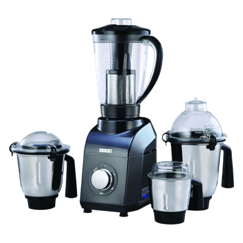 USHA TurboX 1200 Watt 4 Jars Mixer Grinder (3 Speed Setting, Dark Grey)_1