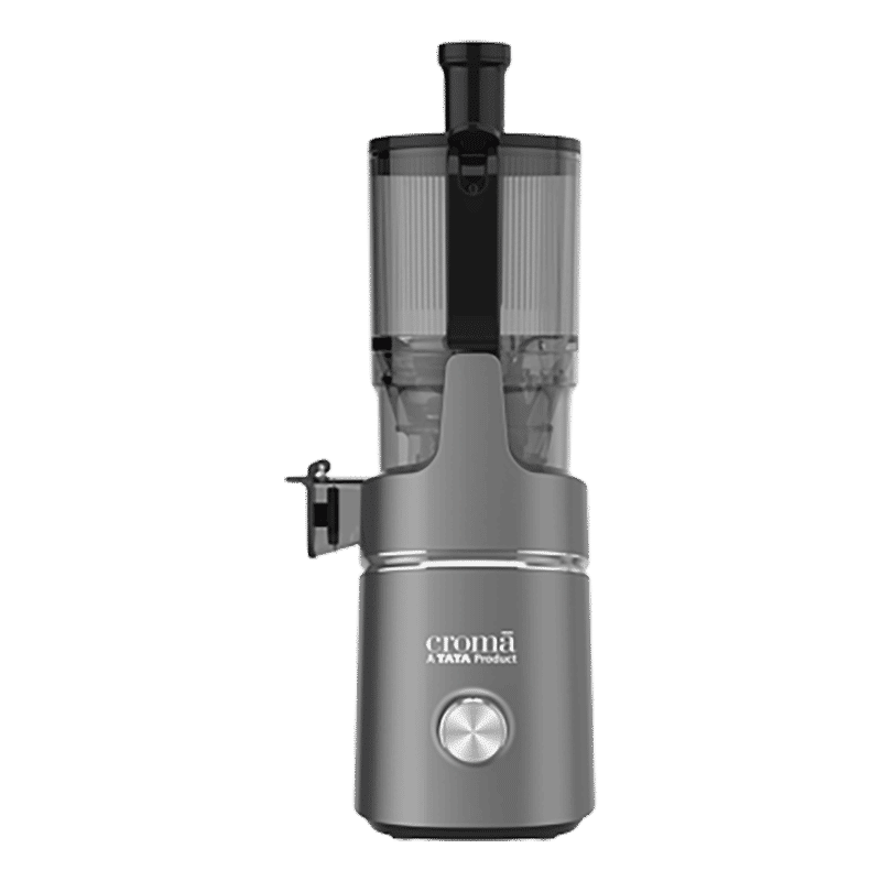 Croma 250 Watt 2 Jars Slow Juicer (Safety Lock, Grey)_1
