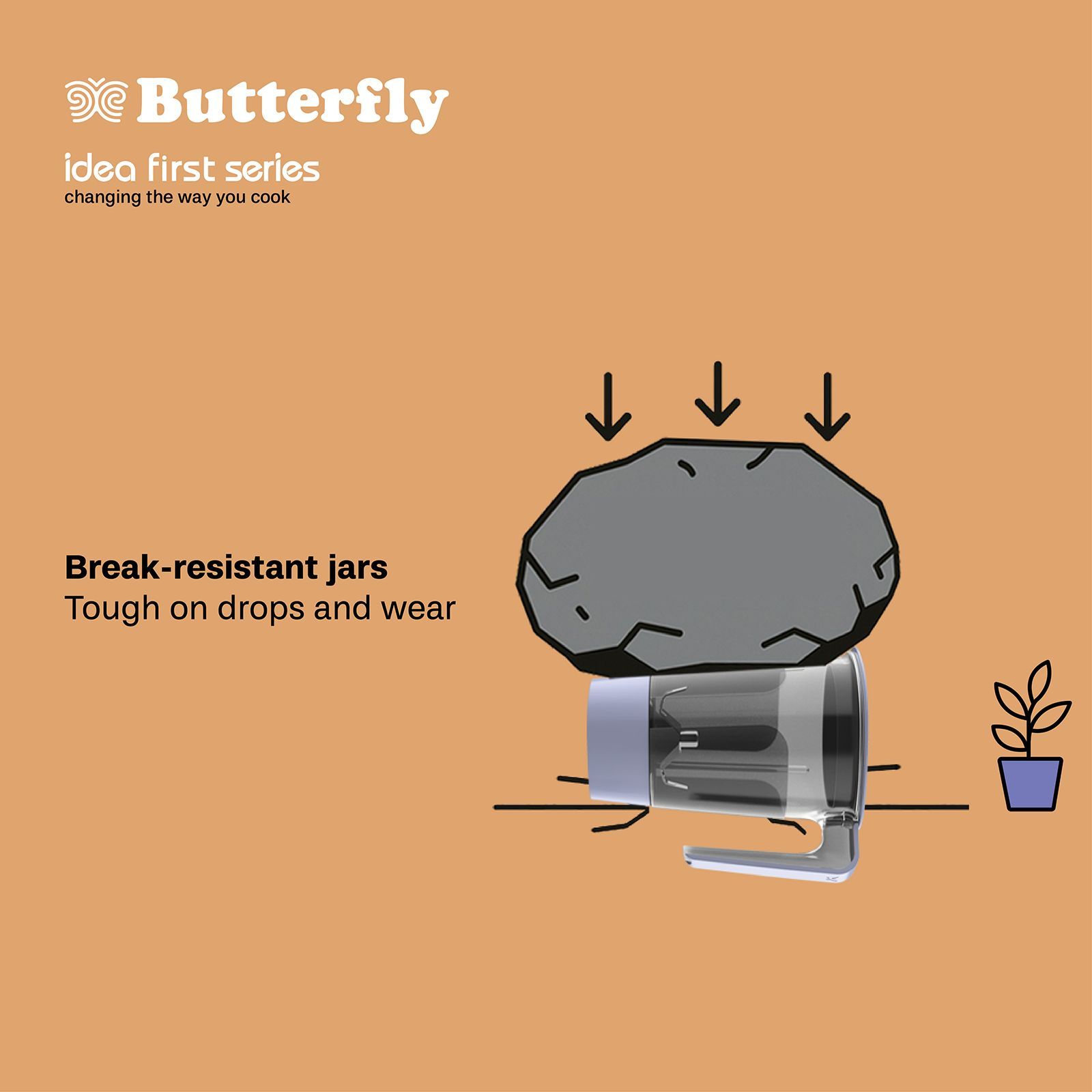 Butterfly Xeno Pro 750 Watt 4 Jars Juicer Mixer Grinder (20000 RPM, Lilac)_3