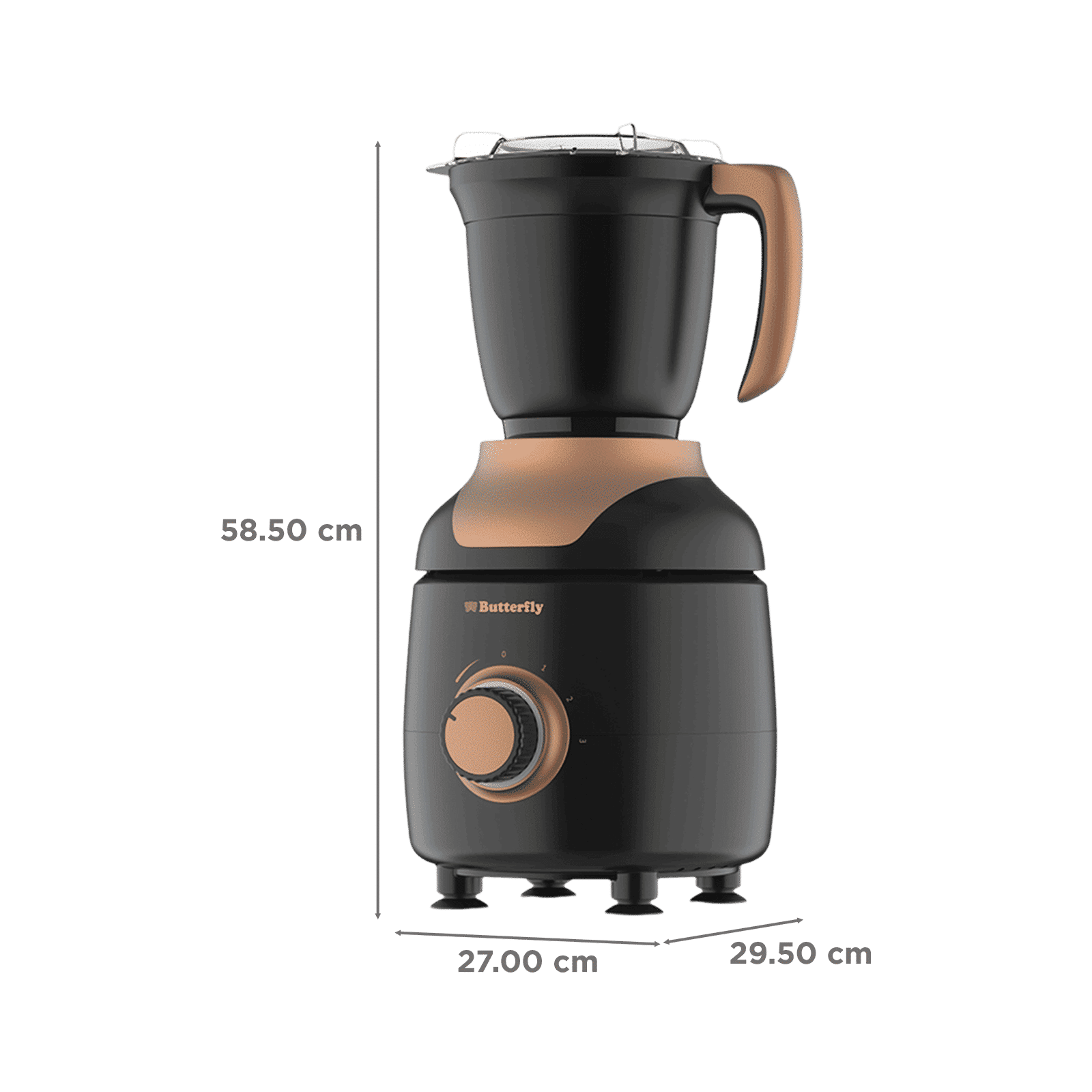 Butterfly ZieraBlack 1000 Watt 4 Jars Mixer Grinder (23000 RPM, Black)_2