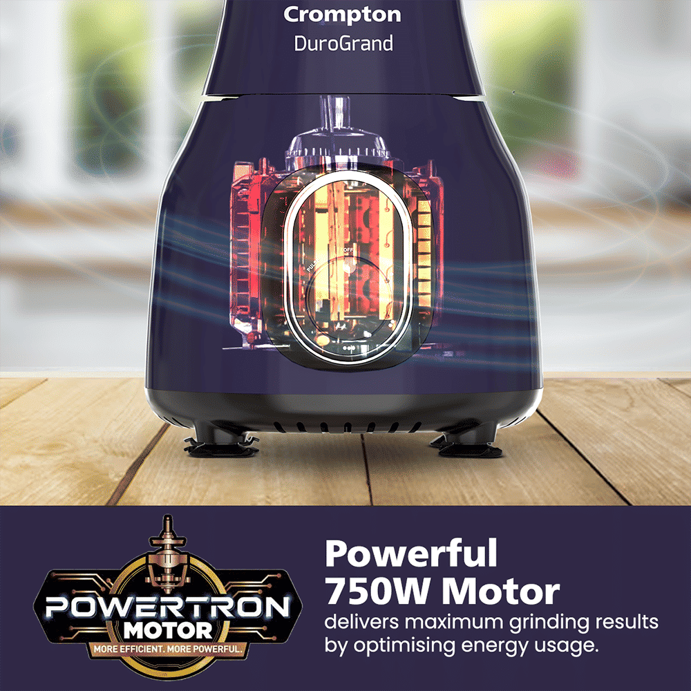 Crompton DuroGrand 750 Watt 5 Jars Mixer Grinder (Motor Vent X Technology, Black & Purple) Crompton DuroGrand 750 Watt 5 Jars Mixer Grinder (Motor Vent X Technology, Black & Purple)_3