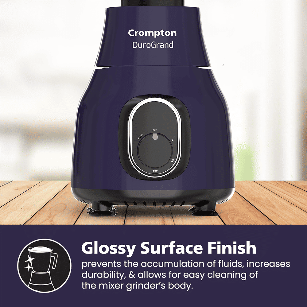 Crompton DuroGrand 750 Watt 5 Jars Mixer Grinder (Motor Vent X Technology, Black & Purple) Crompton DuroGrand 750 Watt 5 Jars Mixer Grinder (Motor Vent X Technology, Black & Purple)_5