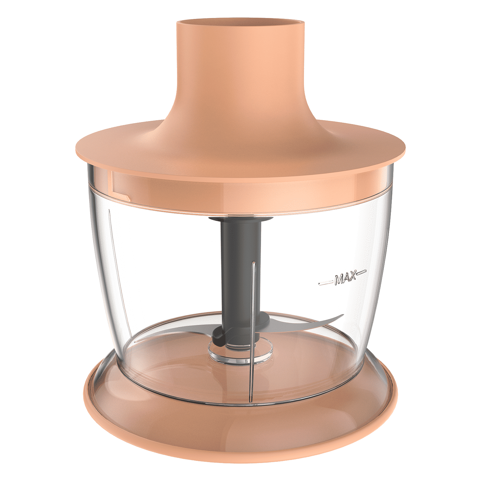 Croma AK5705 600 Watt Hand Blender with 3 Attachments (Speed Selector, Peach)_4