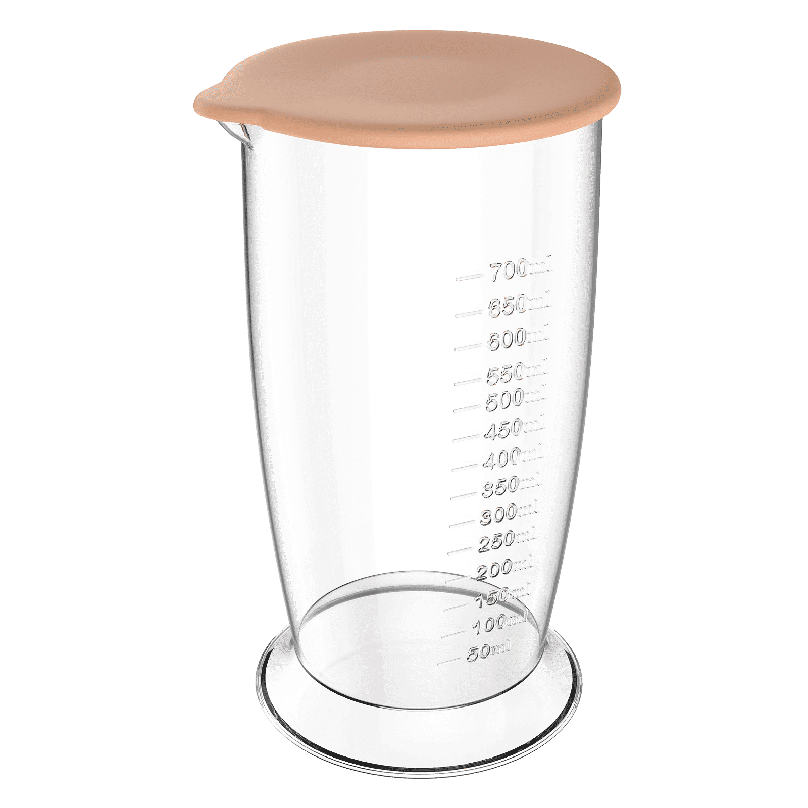 Croma AK5705 600 Watt Hand Blender with 3 Attachments (Speed Selector, Peach)_3