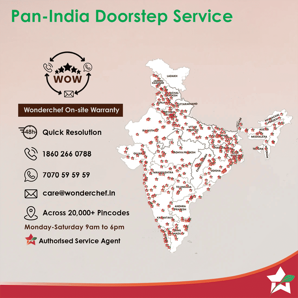 WONDERCHEF Nutri-blend 500 Watt 2 Jars Mixer Grinder Blender (22000 RPM, Powerful Motor, Black)_9