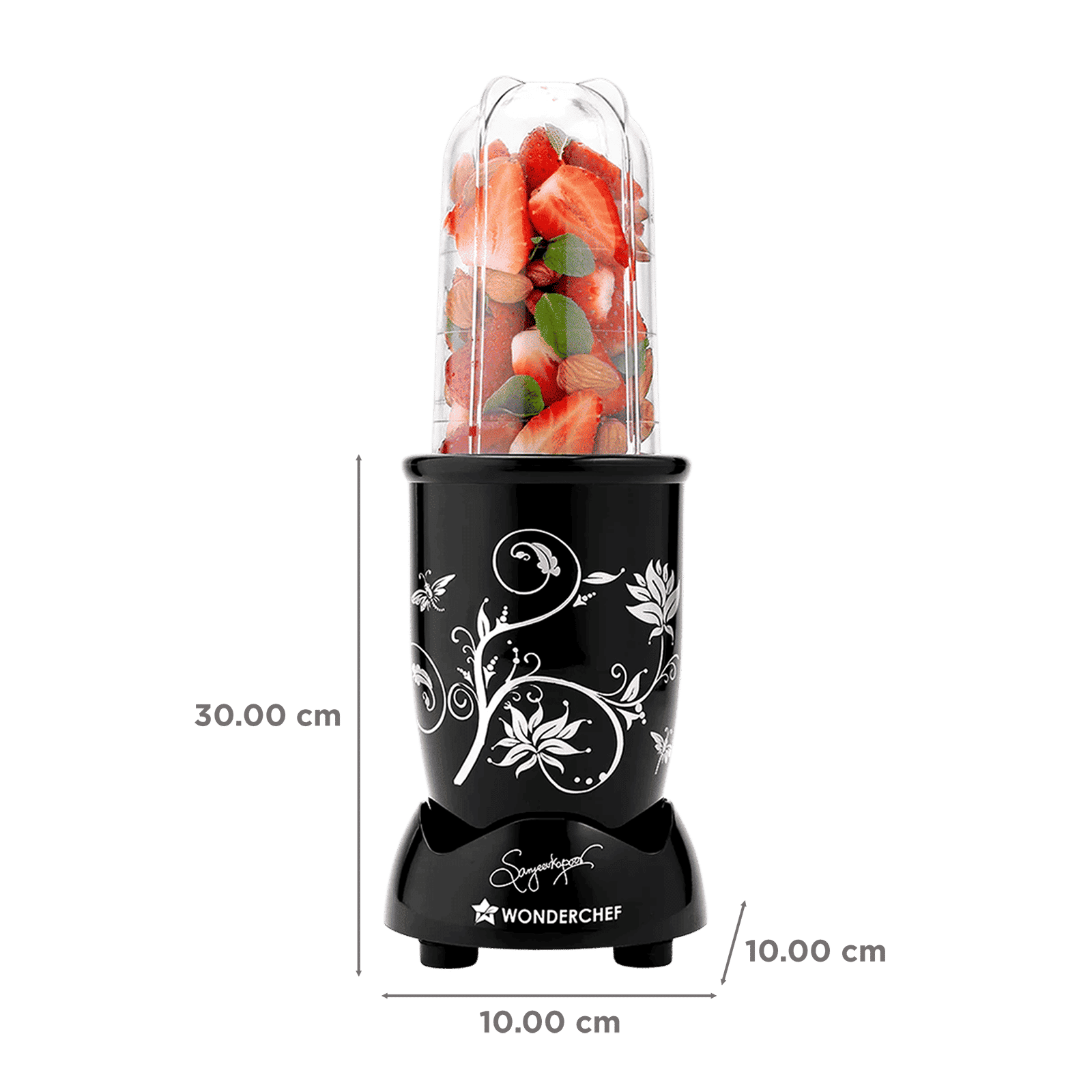 WONDERCHEF Nutri-blend 500 Watt 2 Jars Mixer Grinder Blender (22000 RPM, Powerful Motor, Black) WONDERCHEF Nutri-blend 500 Watt 2 Jars Mixer Grinder Blender (22000 RPM, Powerful Motor, Black)_3