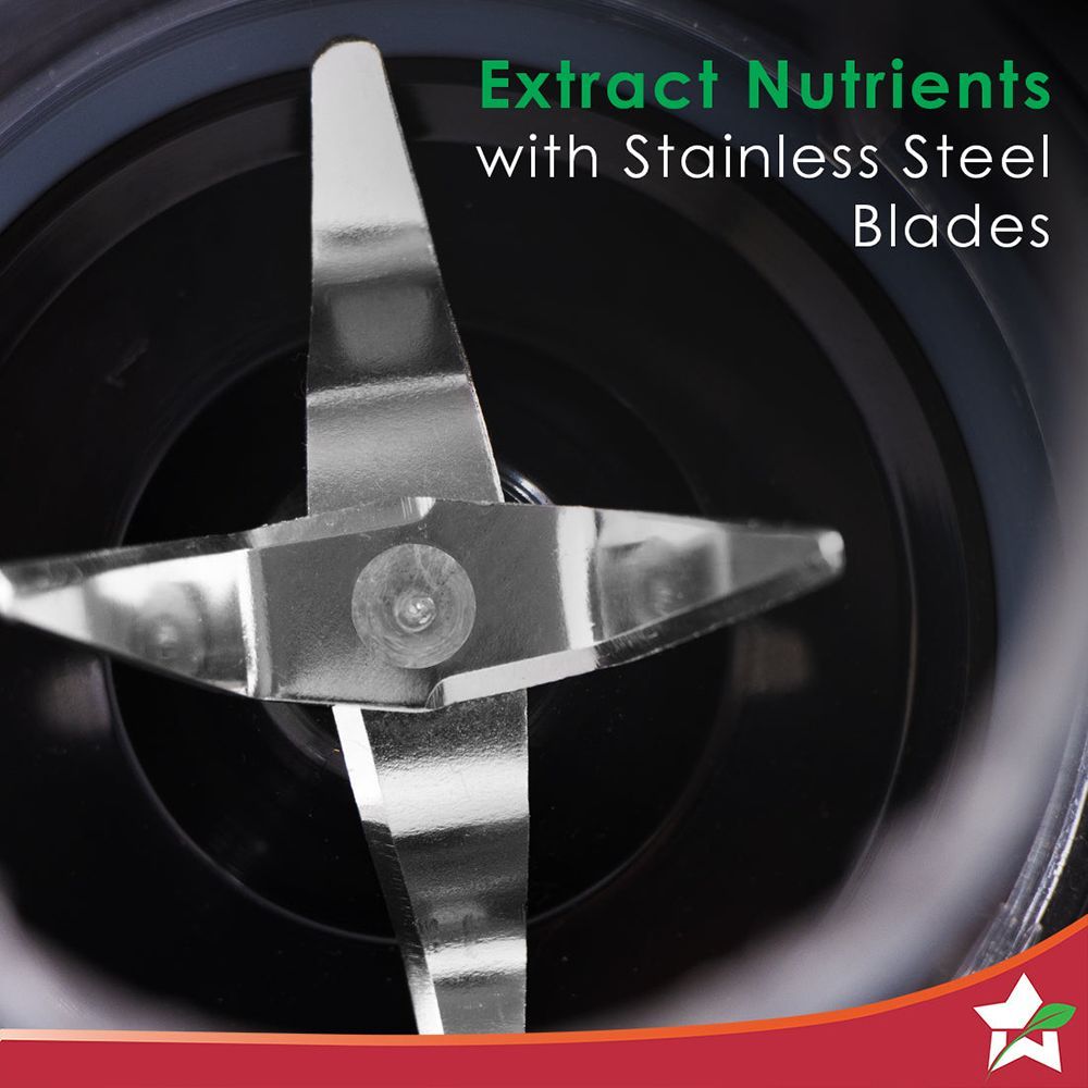 WONDERCHEF Nutri-blend 500 Watt 3 Jars Mixer Grinder Blender (22000 RPM, Powerful Motor, Black)_9