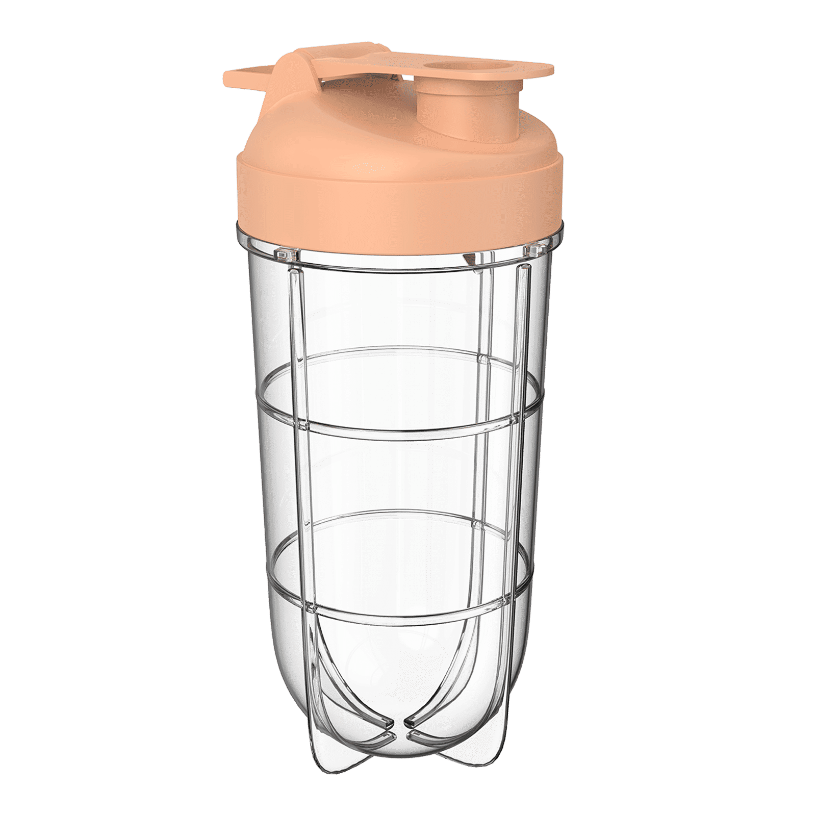 Croma AK5706 Nutri 450 Watt 3 Jars Mixer Grinder Blender (19000 RPM, One Touch Operation, Peach)_4