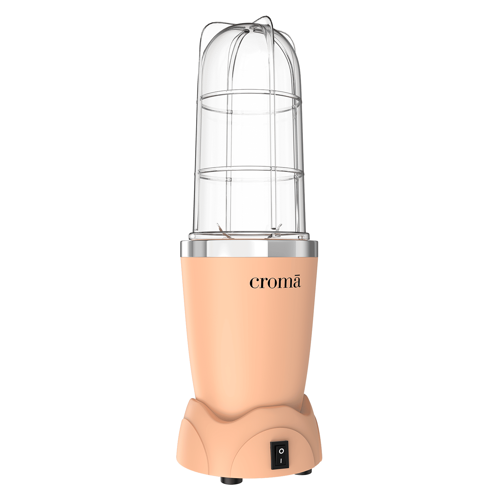 Croma AK5706 Nutri 450 Watt 3 Jars Mixer Grinder Blender (19000 RPM, One Touch Operation, Peach)_7