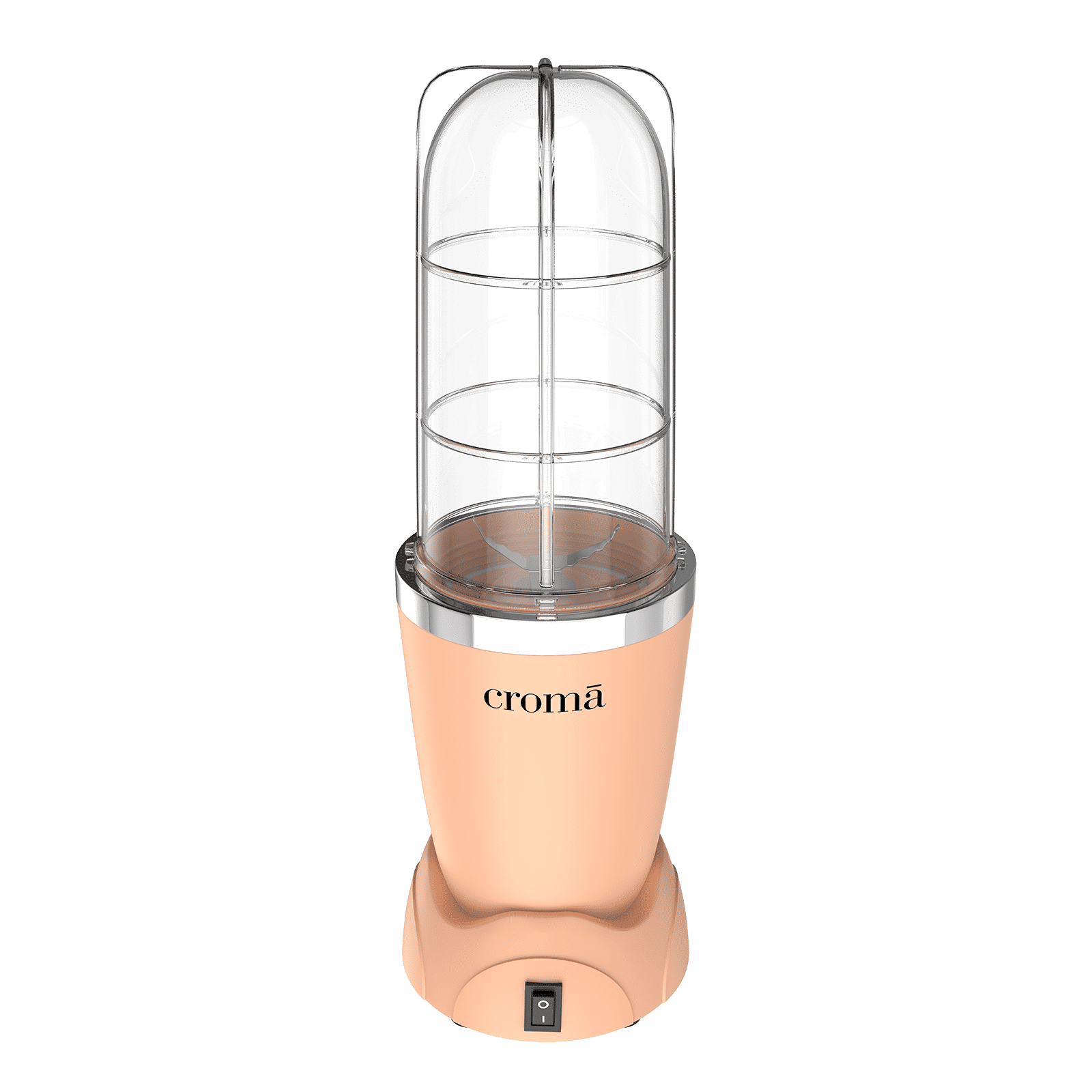 Croma AK5706 Nutri 450 Watt 3 Jars Mixer Grinder Blender (19000 RPM, One Touch Operation, Peach)_8