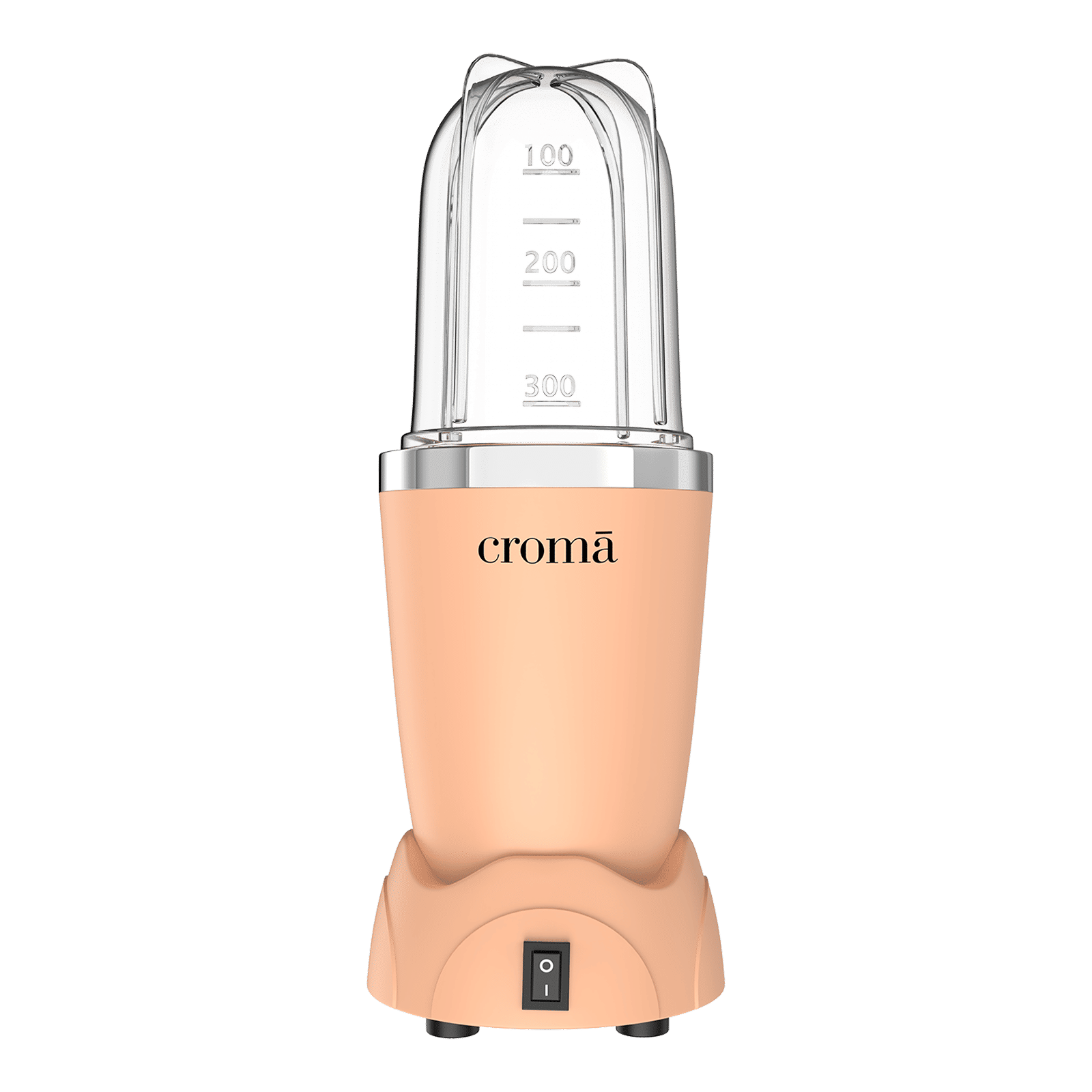 Croma AK5706 Nutri 450 Watt 3 Jars Mixer Grinder Blender (19000 RPM, One Touch Operation, Peach)_10