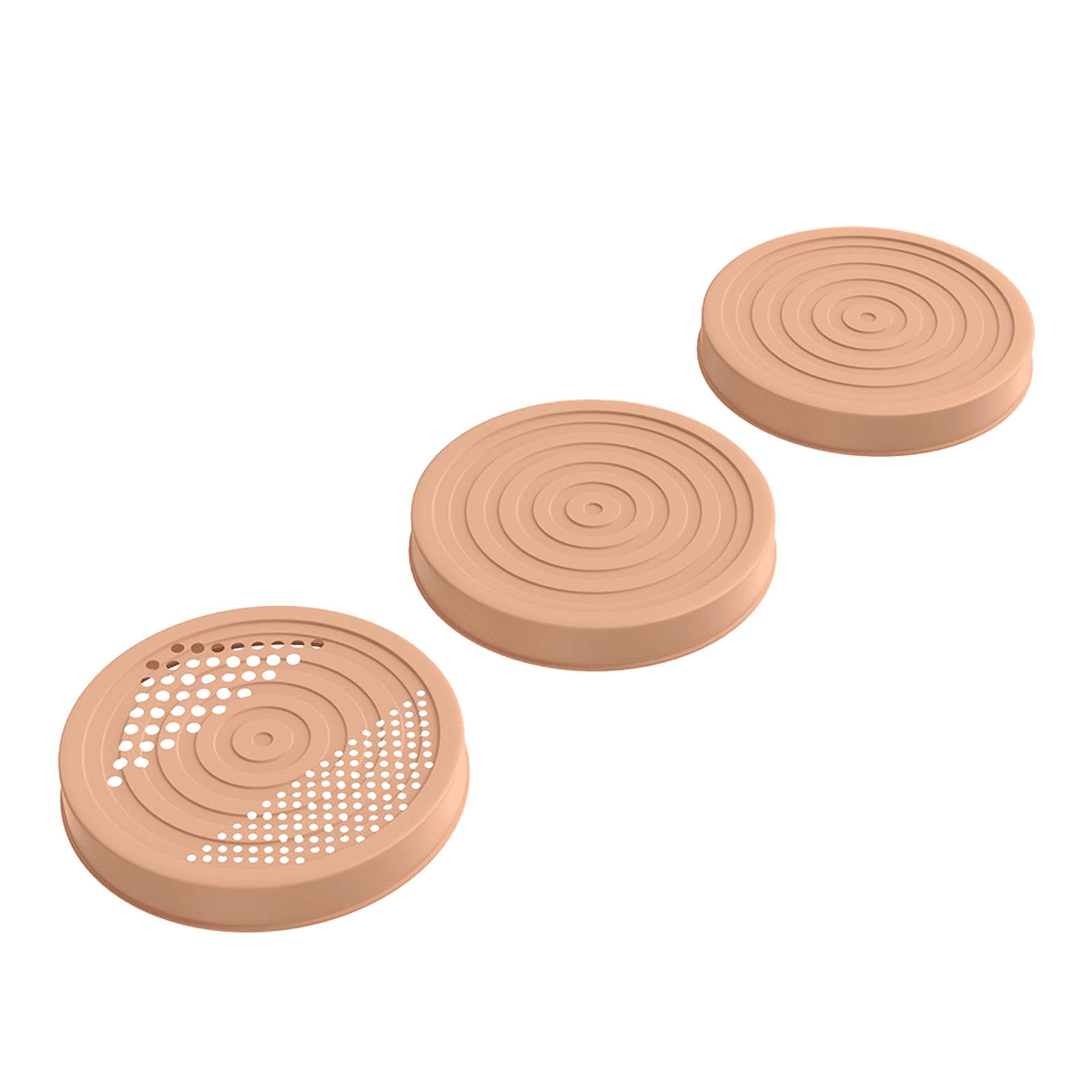 Croma AK5706 Nutri 450 Watt 3 Jars Mixer Grinder Blender (19000 RPM, One Touch Operation, Peach)_2