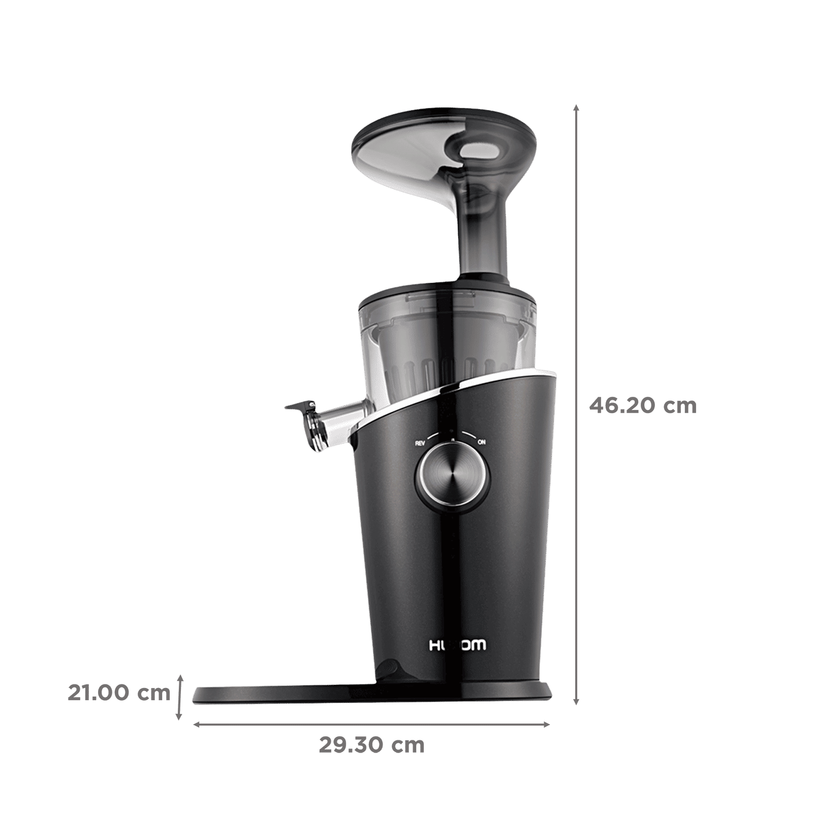 Hurom Easy Series 150 Watt Cold Press Juicer (43 RPM, Quiet Operation, Black Pearl)_3