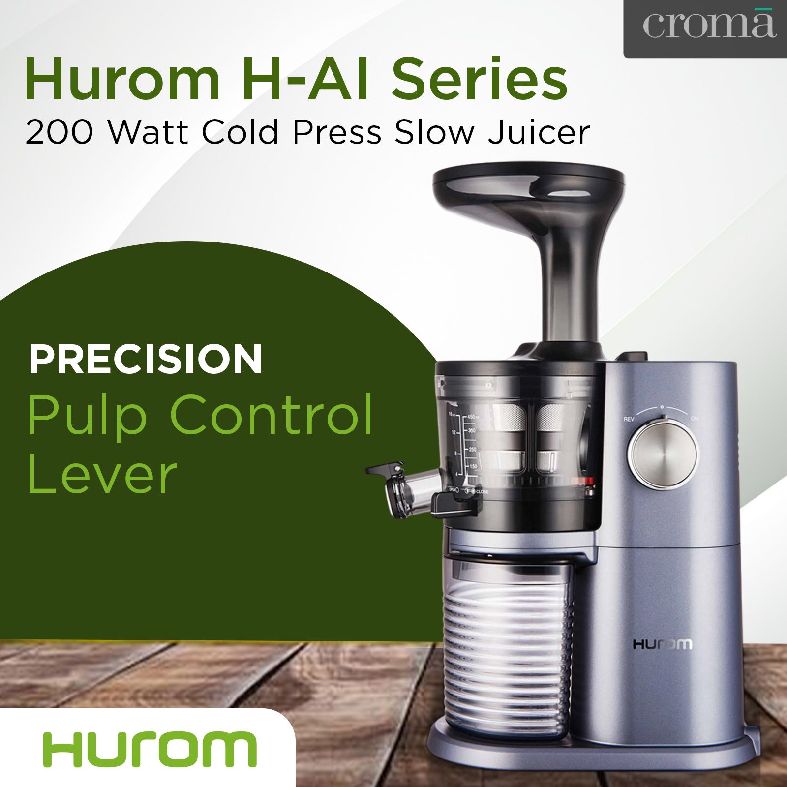 Hurom H-AI Series 200 Watt Cold Press Slow Juicer (60 RPM, Latest Squeezing Technology, Midnight Blue)_15