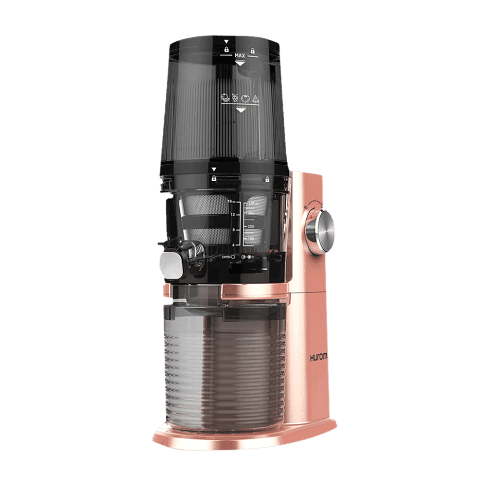 Hurom H-AI Series 200 Watt Cold Press Slow Juicer (60 RPM, Latest Squeezing Technology, Rose Gold)_5