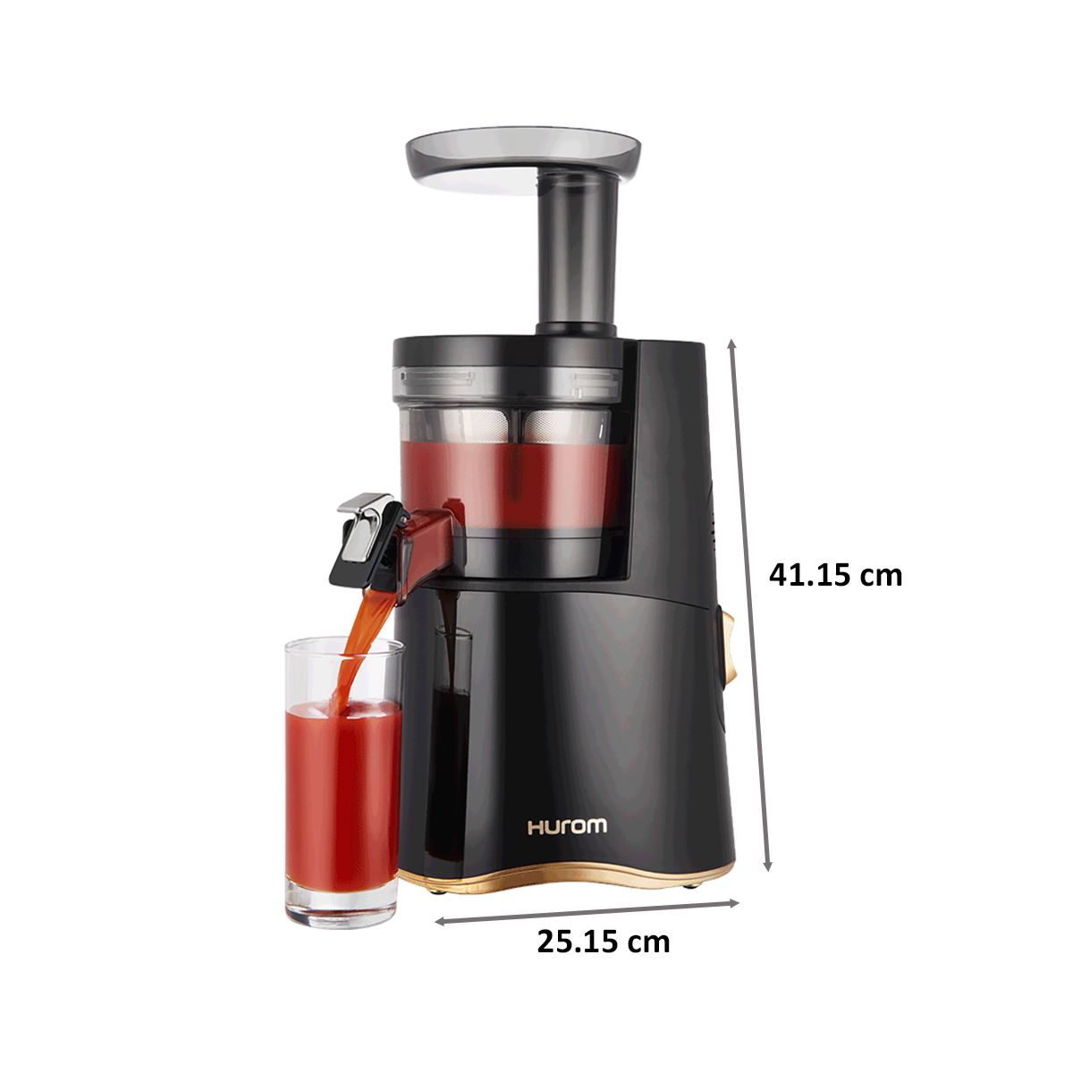 Hurom H-AA 150 Watt Juicer (H-AA-BBD17, Black Gold) Hurom H-AA 150 Watt Juicer (H-AA-BBD17, Black Gold)_2