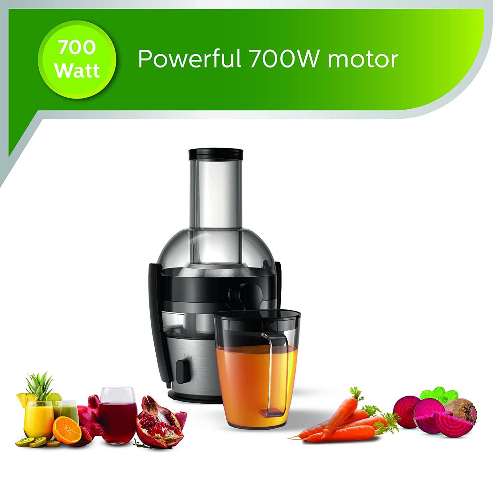PHILIPS Viva Collection 800 Watt 1 Jar Centrifugal Force Juicer (QuickClean Technology, Aluminium) PHILIPS Viva Collection 800 Watt 1 Jar Centrifugal Force Juicer (QuickClean Technology, Aluminium)_13