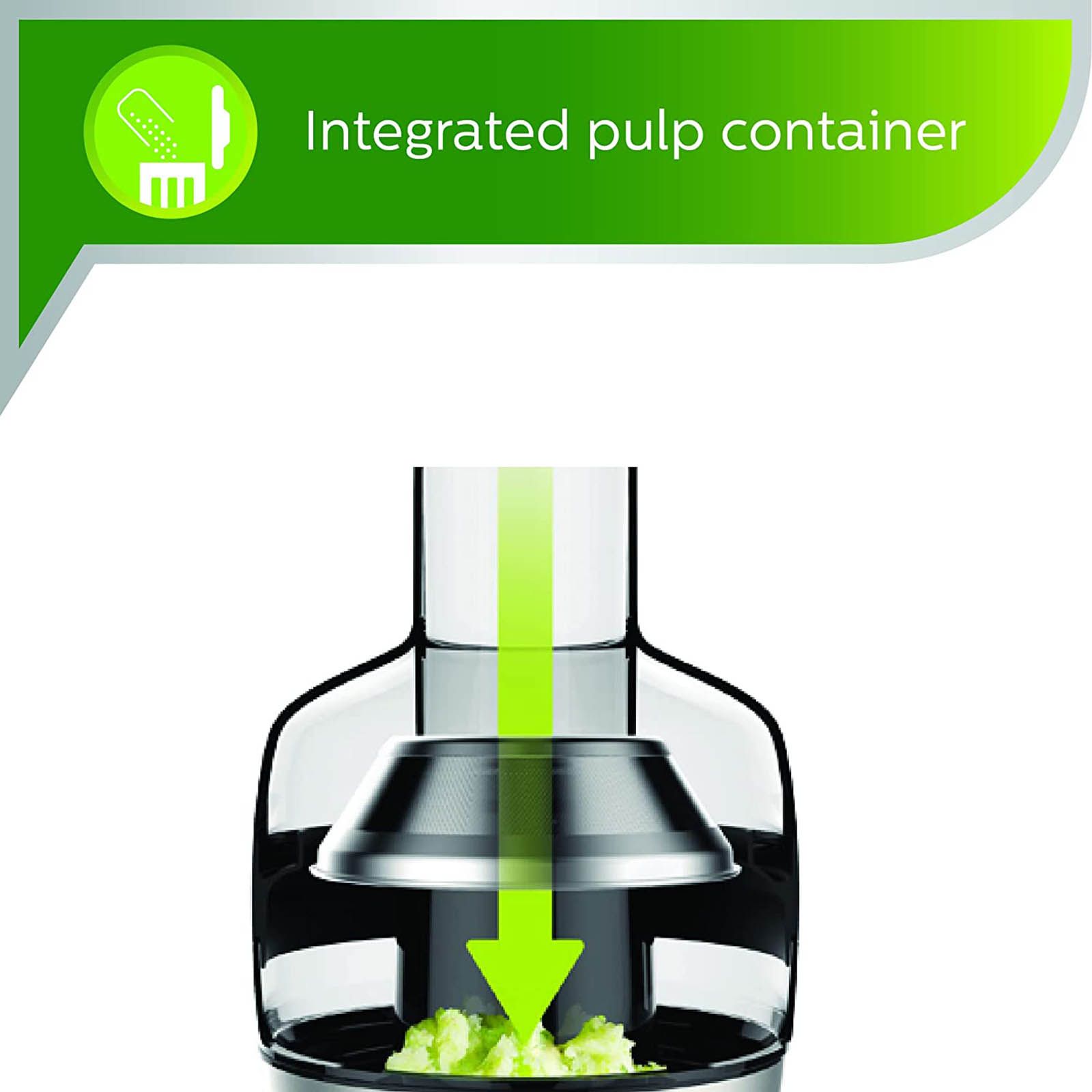 PHILIPS Viva Collection 800 Watt 1 Jar Centrifugal Force Juicer (QuickClean Technology, Aluminium) PHILIPS Viva Collection 800 Watt 1 Jar Centrifugal Force Juicer (QuickClean Technology, Aluminium)_16